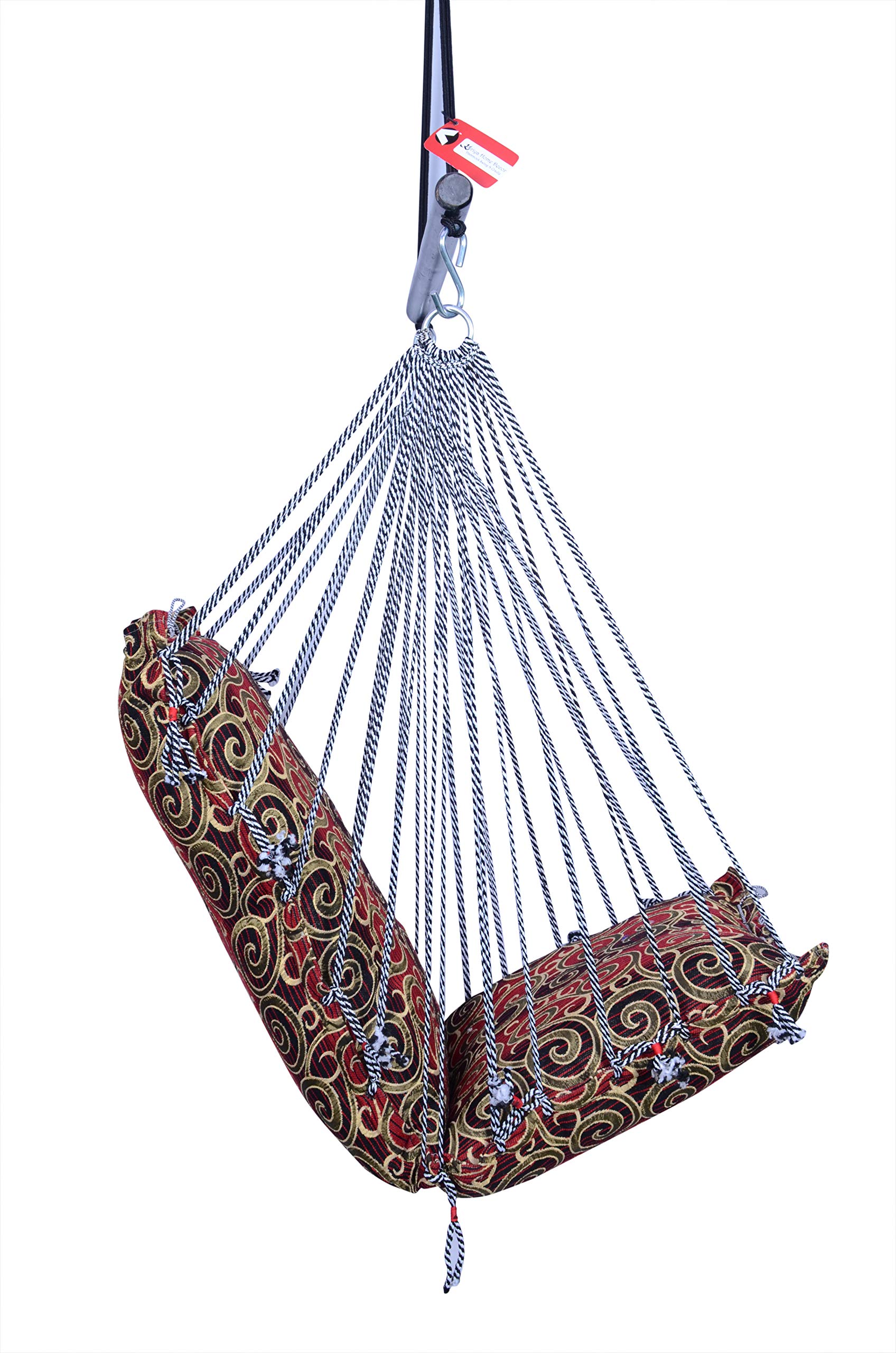 Kkriya Home Decor Swing | Jhula | Hanging Swing for Home Adult Kids Indoor n Outdoor with Hanging Accessories 2