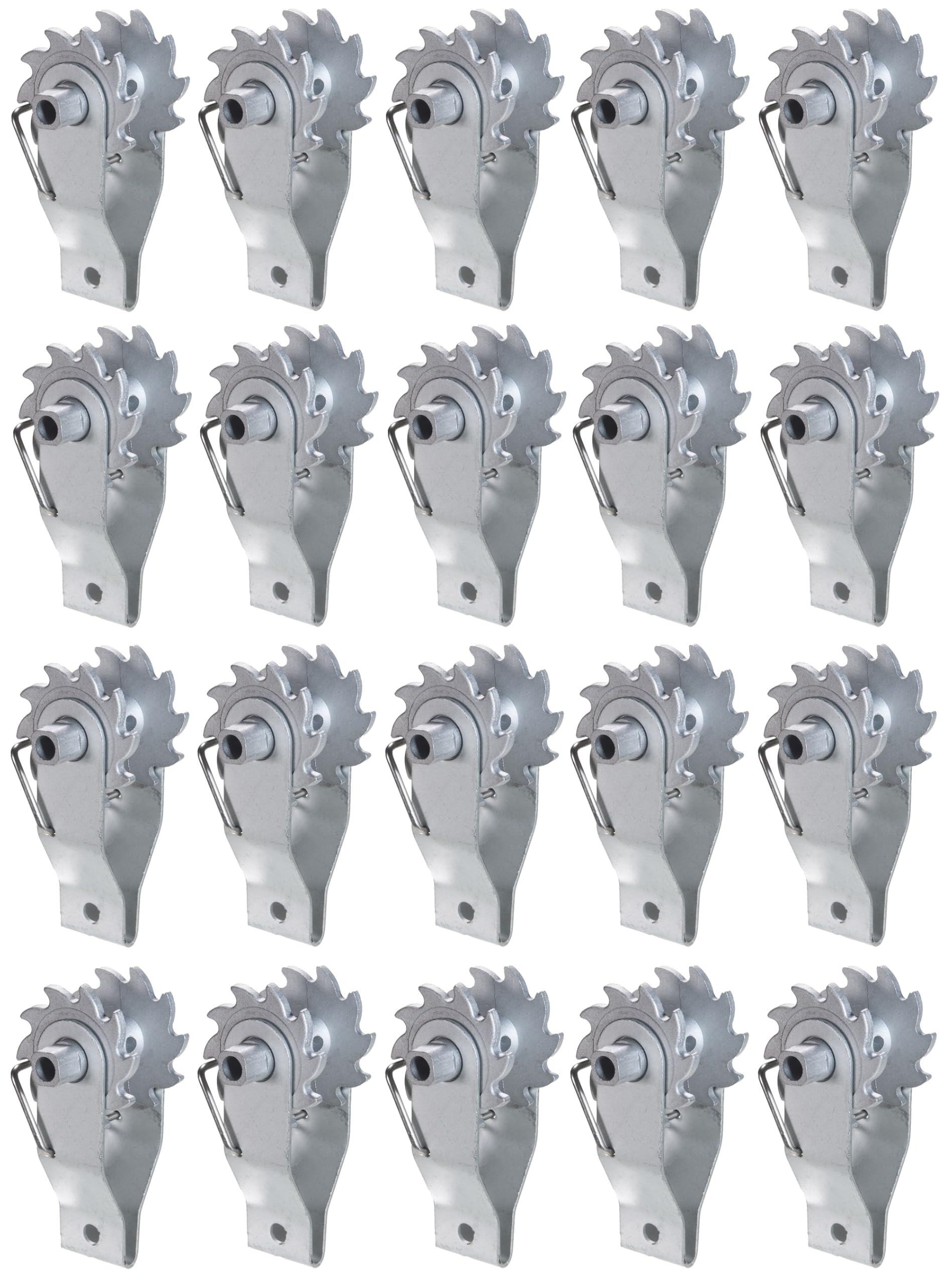 Electric Fence Wire Strainer for Electric Fence, Farm Fence, Heavy Duty Inline Wire Tensioner, Wire Ratchet Tensioner (20 Pack)