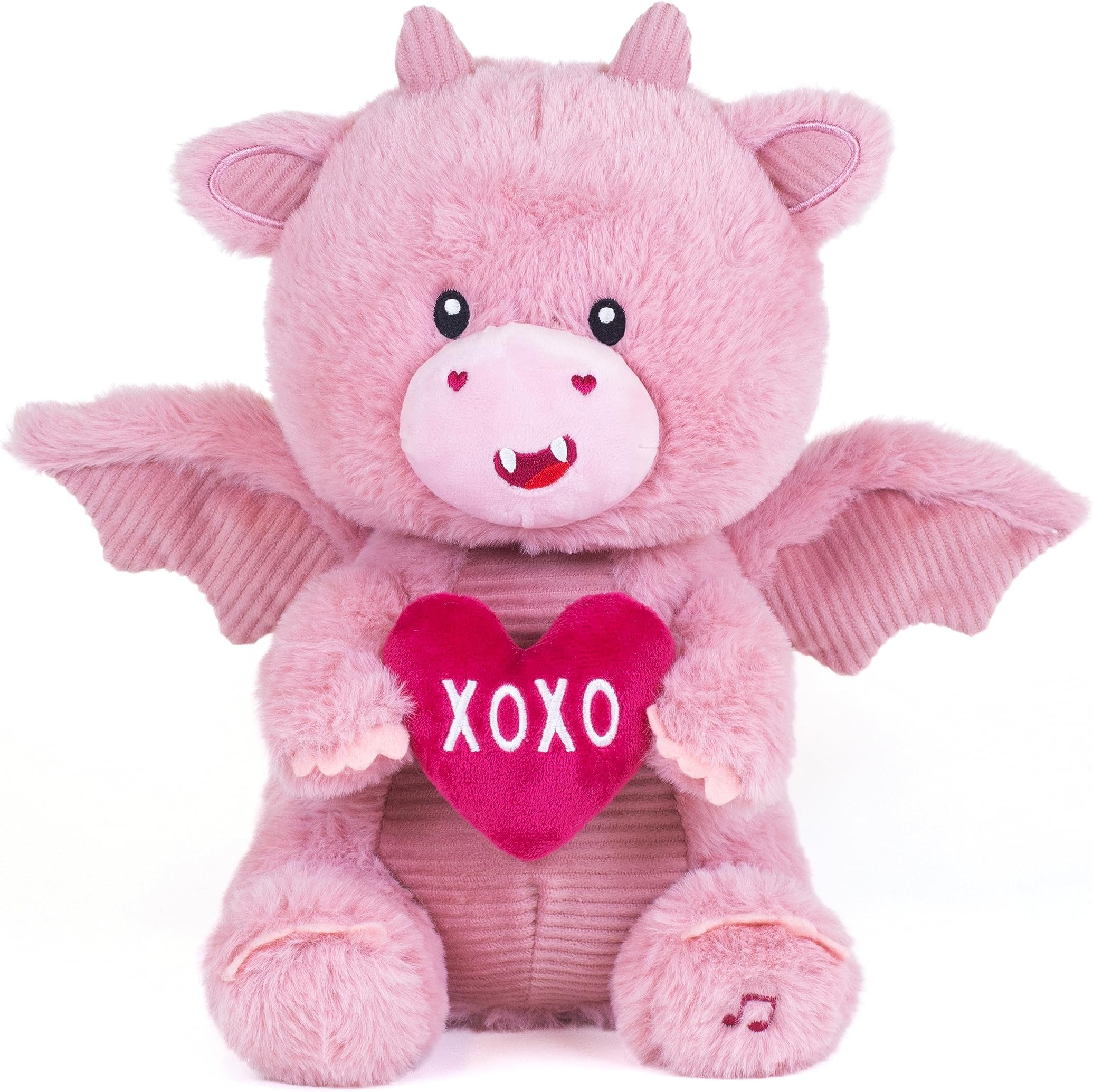 Cuddle BarnDashing Darcy Animated Singing Dancing Dragon, Valentine's Day Gift for Her, Best Friends, Wife, Mom, Plush Stuffed Animal, 11 inches