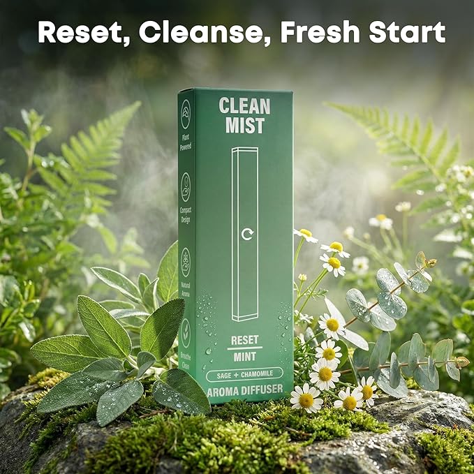 Difusor de Aromas TheCleanMist - Lápiz Difusor Portátil con Extractos de Menta miniatura 6
