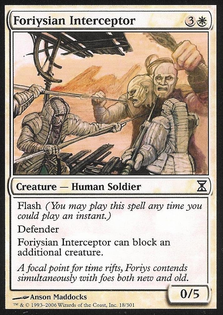 Magic The Gathering - Foriysian Interceptor - Time Spiral
