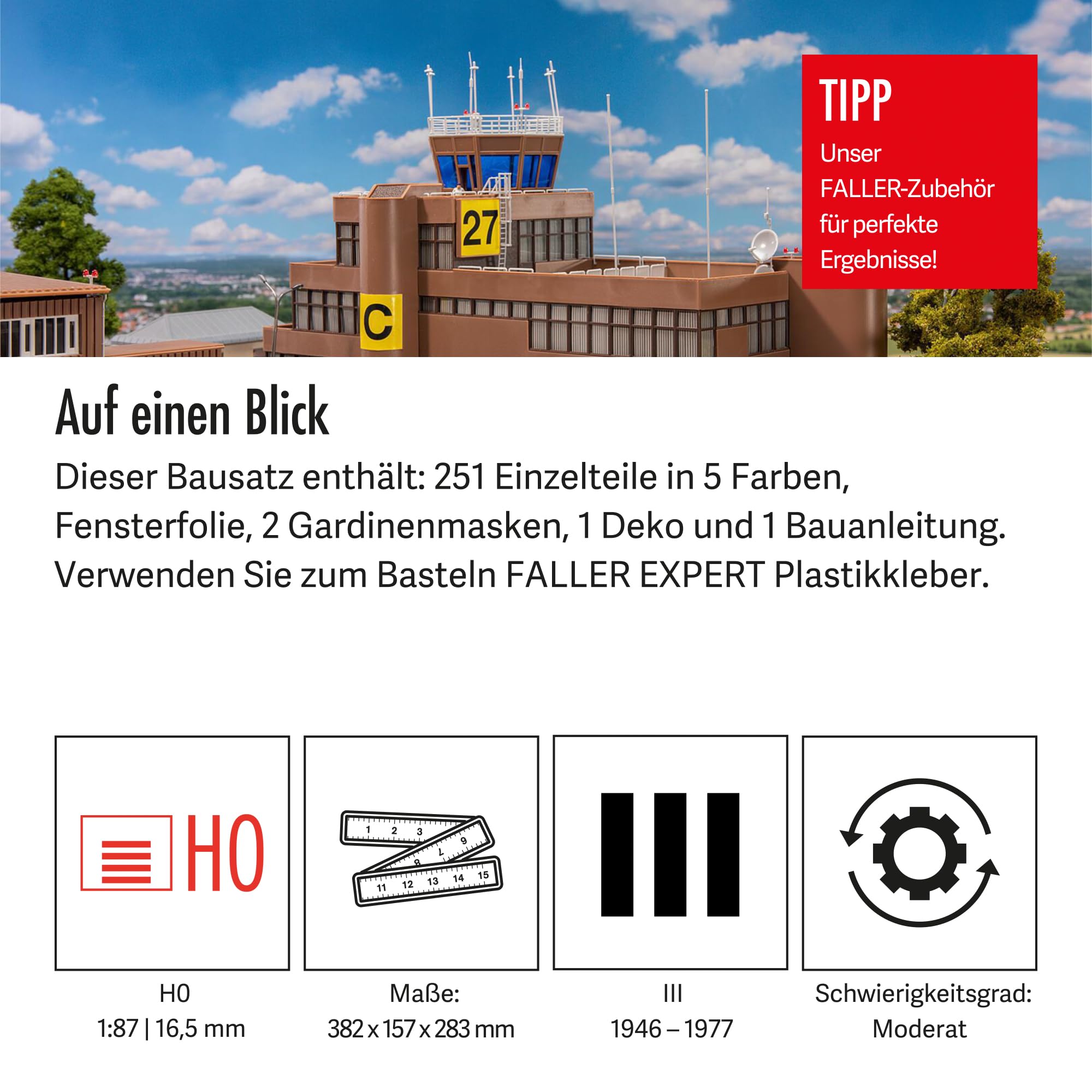 Faller 144112 - Towergebäude - Spurweite H0