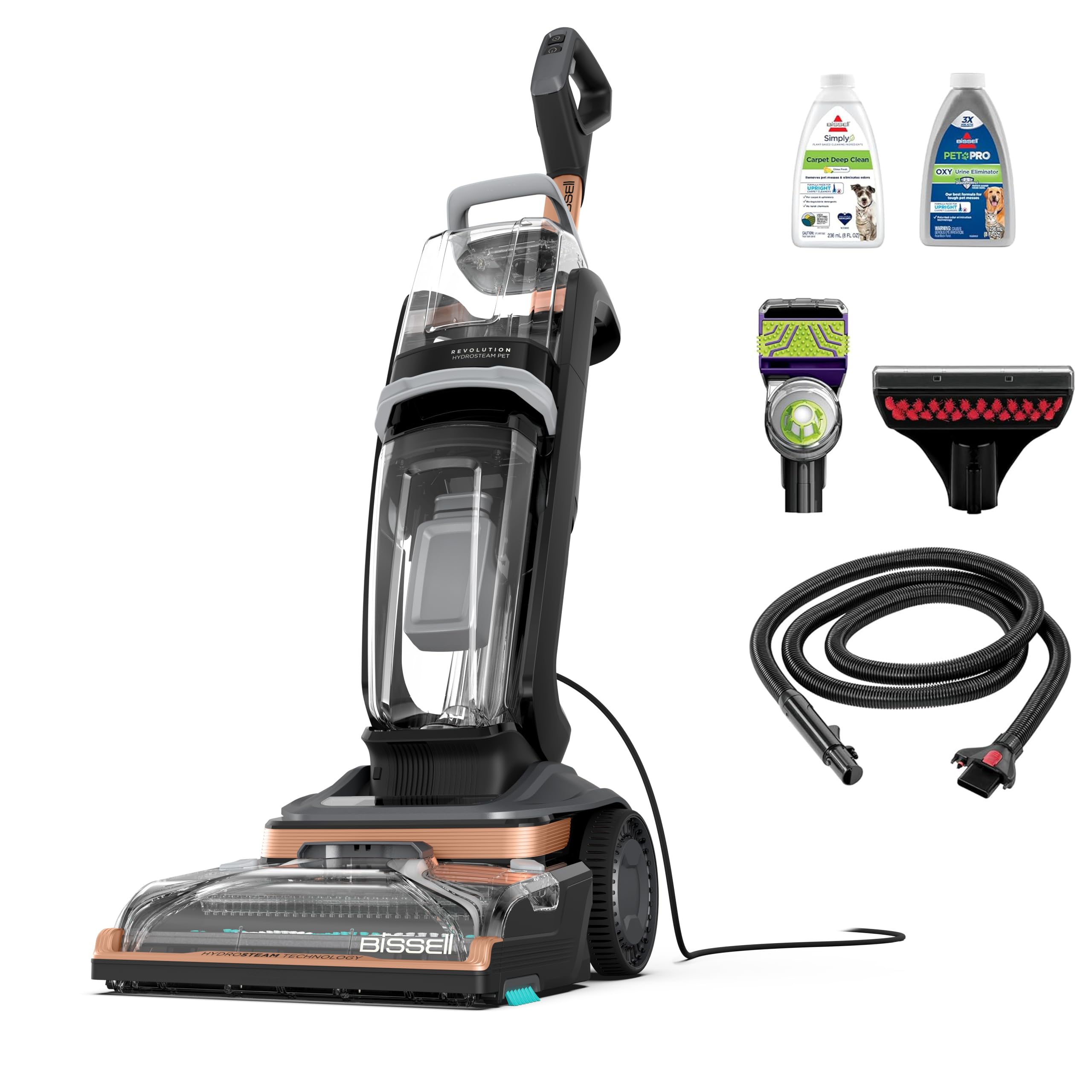 BISSELL Revolution HydroSteam Pet Carpet Cleaner, 3432