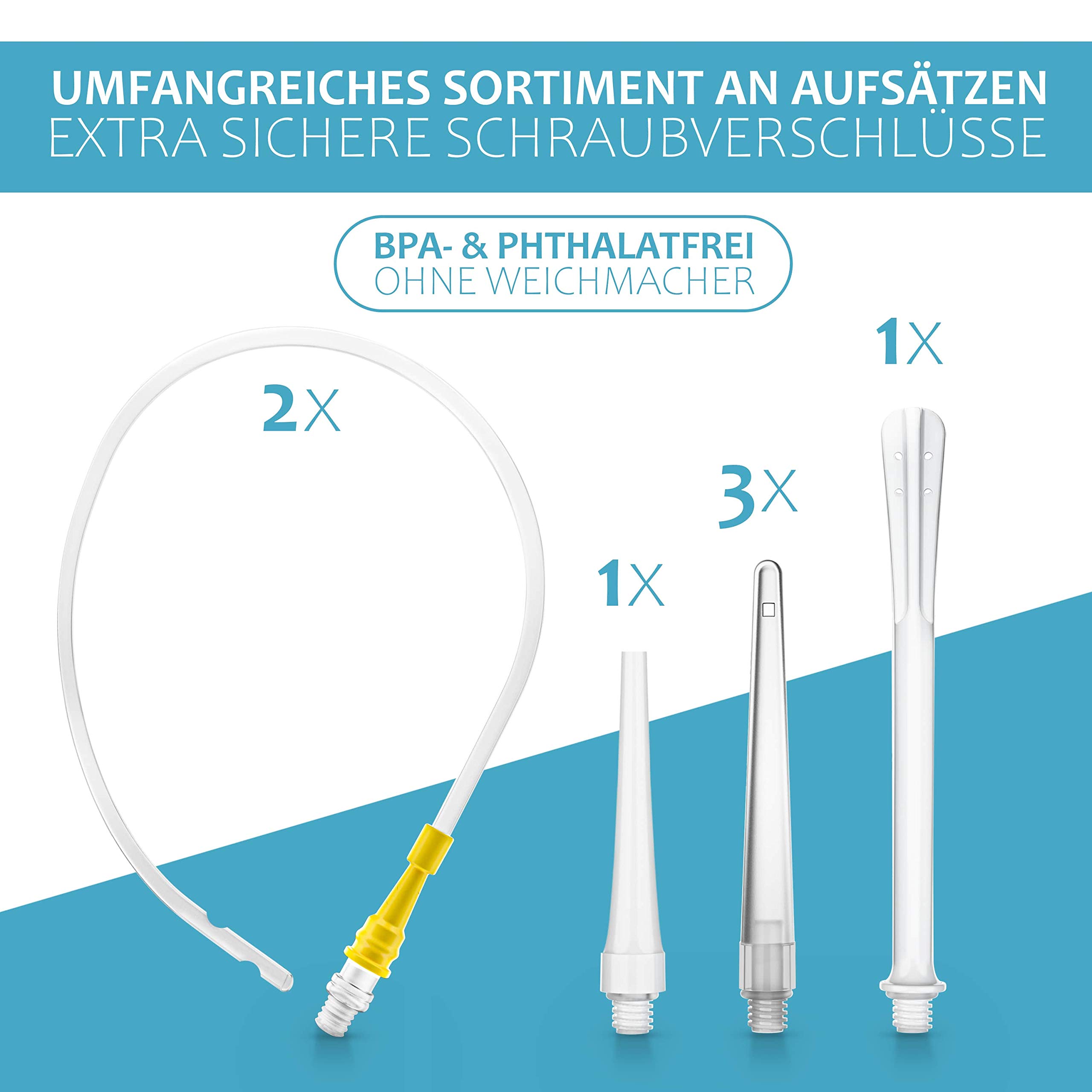 Lyvanas Einlauf Set Zur Darmreinigung (BPA- Und Phthalatfrei) - 2 Liter Klistier Set In Vollausstattung Für Alle Einläufe - Premium Reise Irrigator Set (Packung mit 2)