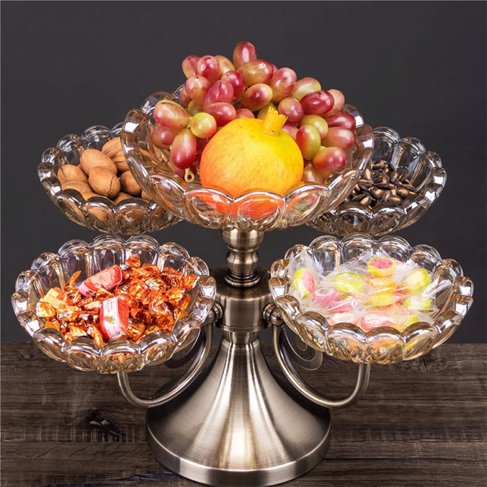 Té de la tarde Soporte for pasteles de varios niveles for la sala estar(XL)