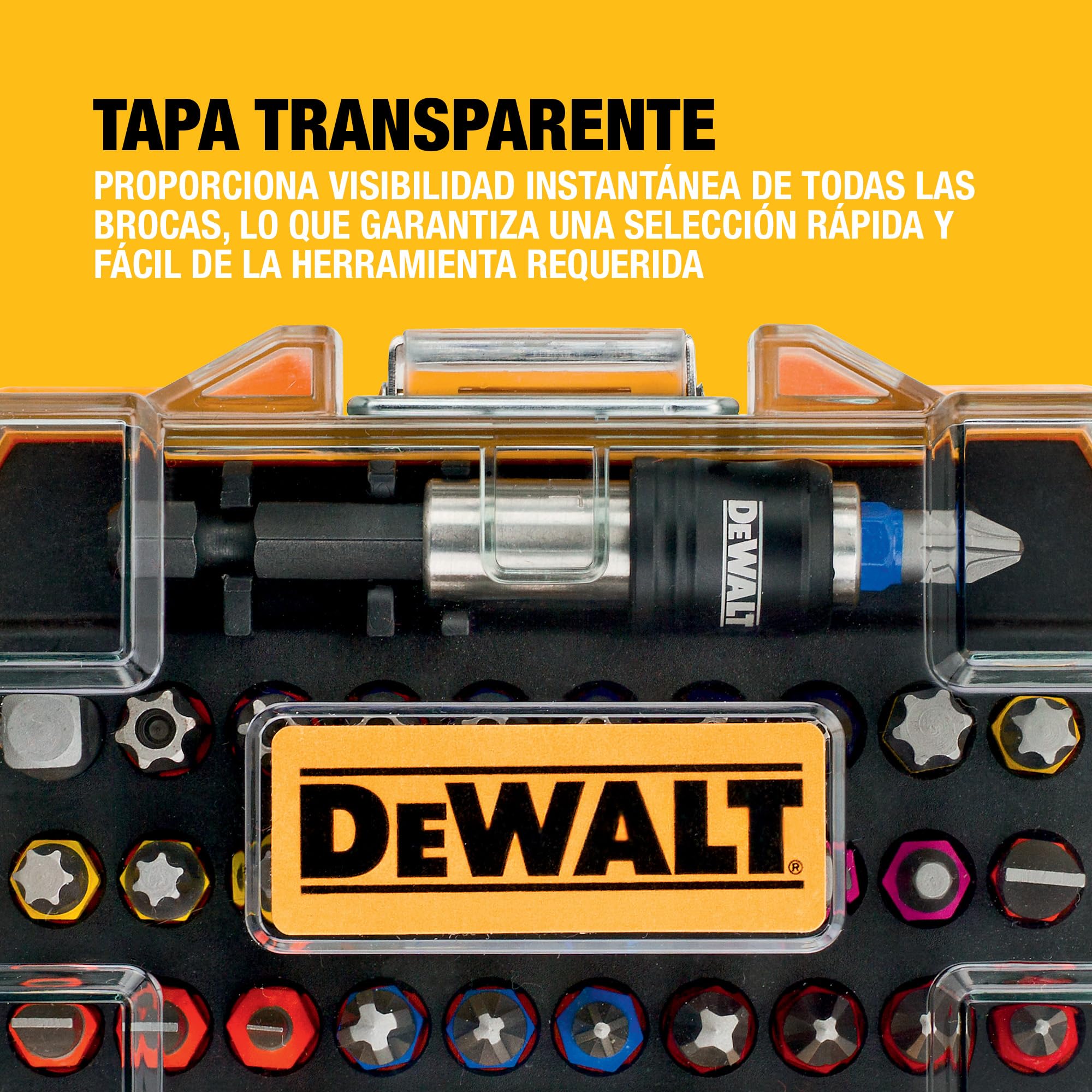 DEWALT - Juego de atornilladores de alto rendimiento en Tough Case 25mm (32piezas), DT7969-QZ