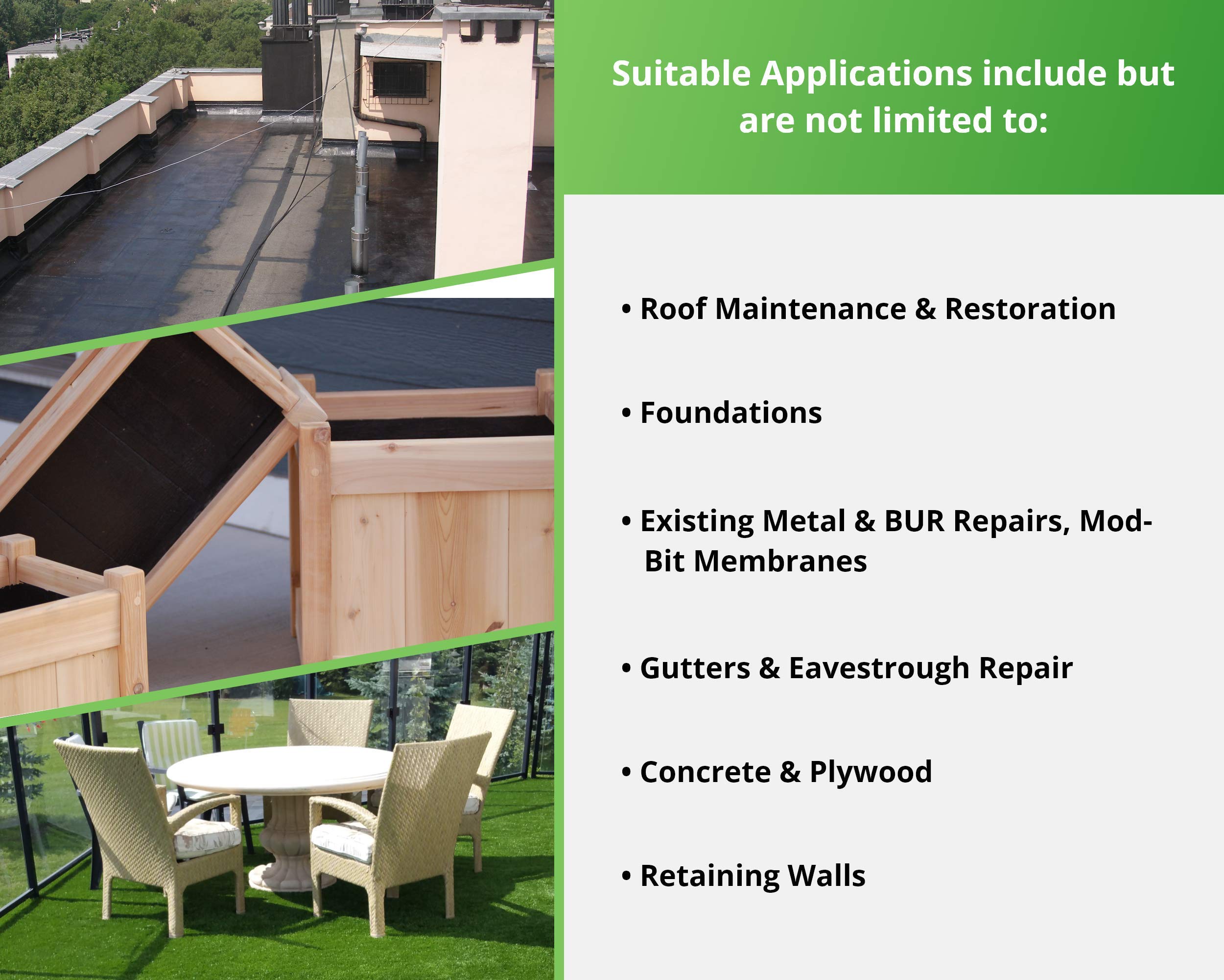 L R Liquid Rubber Waterproof Sealant MultiSurface Leak Repair Indoor