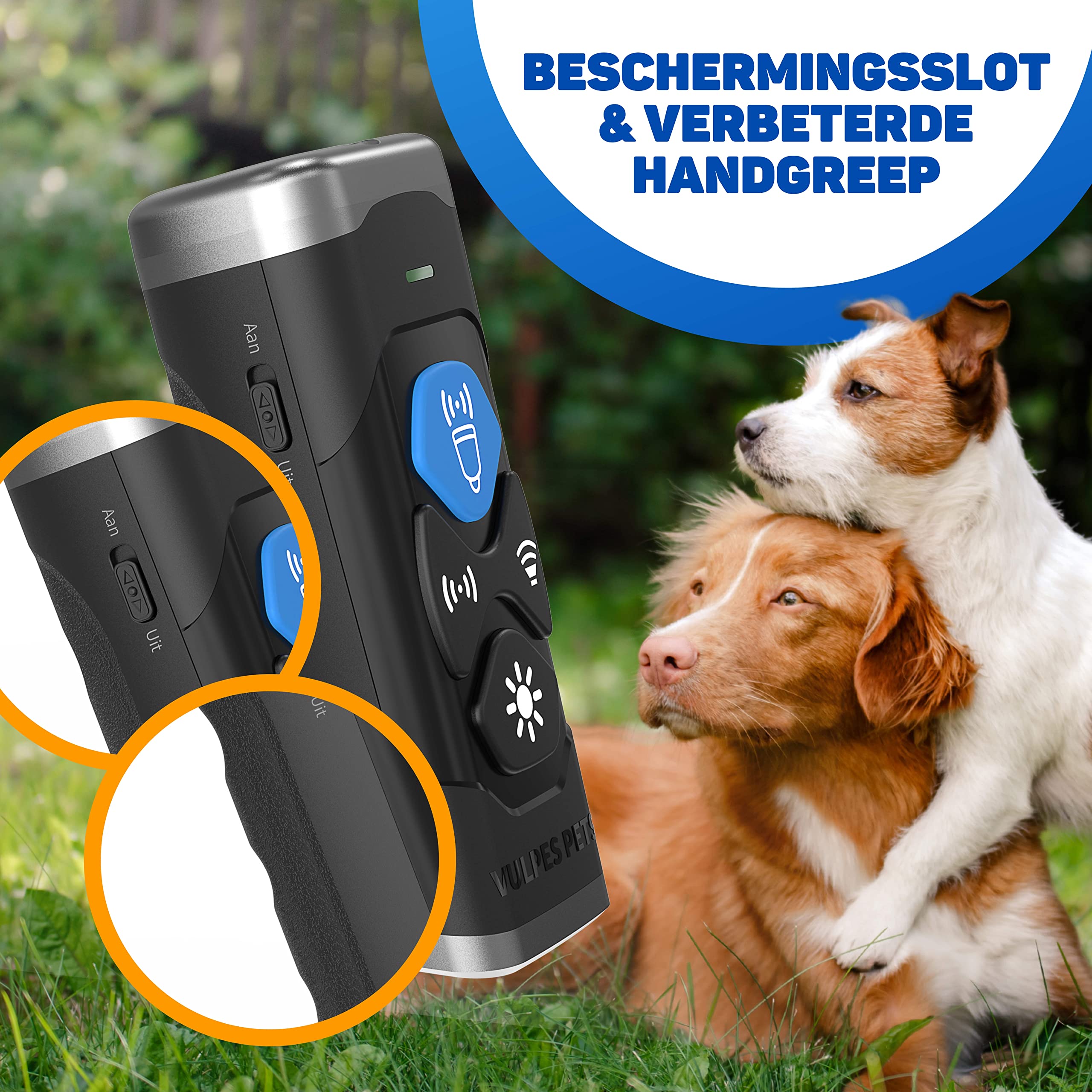 Anti Bell Apparaat voor Honden, Antibell Ultrasone Apparaat voor Honden Oplaadbare Hondenbeller Hondenfluitje Tegen Bellen, voor Kleine, Middelgrote en Grote Honden Binnen Buiten