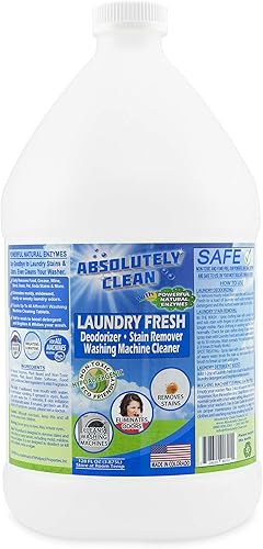 Vista 9 de Absolutely Clean Amazing - Detergente líquido para lavar ropa, removedor de manchas y olores, fórmula de base natural (fabricado en Estados Unidos)