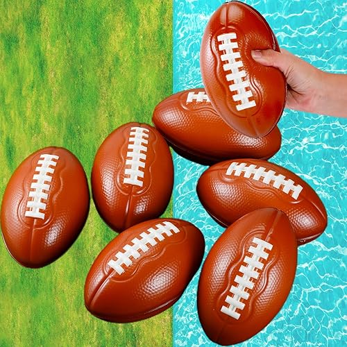 Miniatura 10 de CIGOCIVI Balones de fútbol de espuma de 6.7 pulgadas para niños de 6 a 15 años, recuerdos de fiesta de fútbol, regalos de Navidad, regalos de