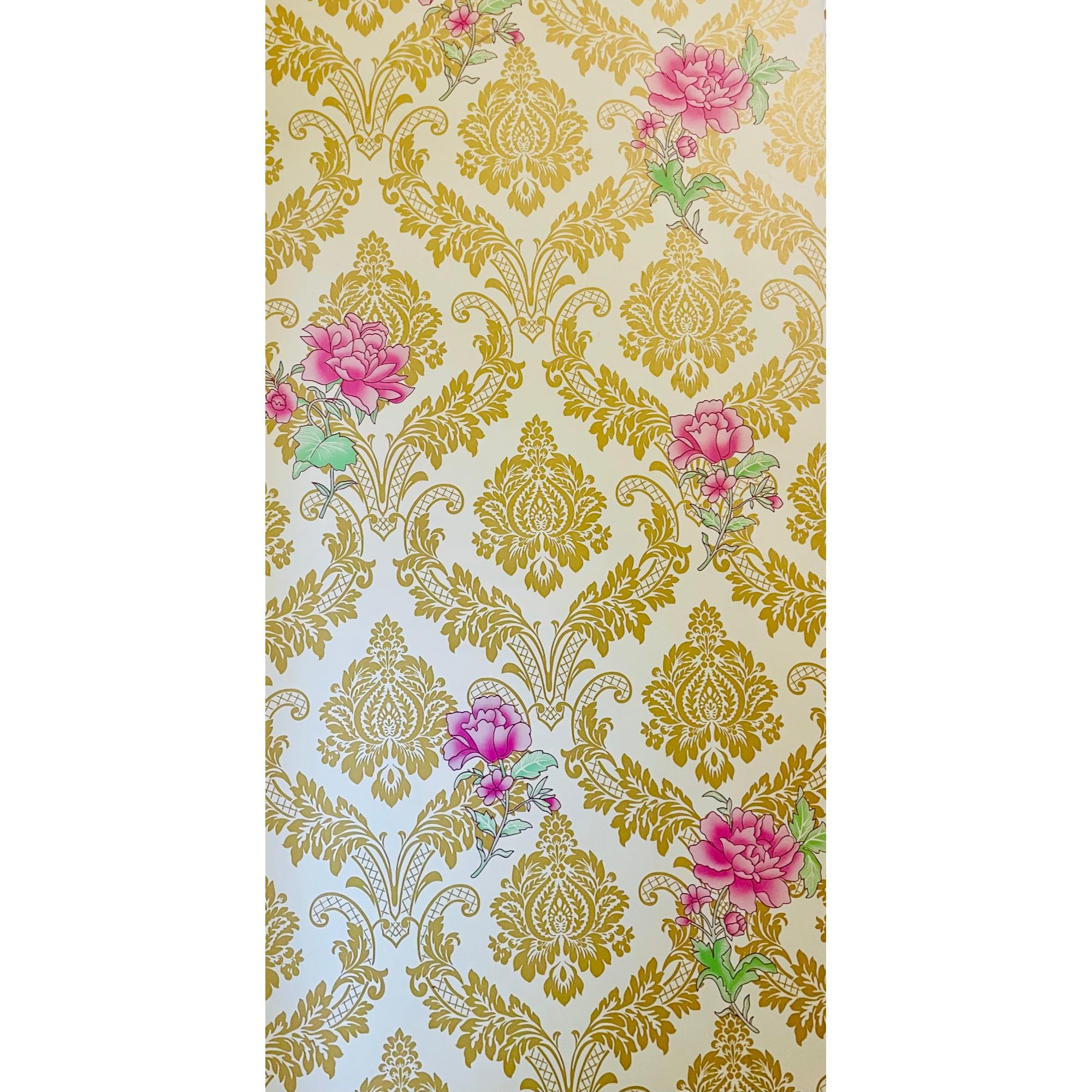 Maefele® Damask Design Self-Adhesive PVC Wallpaper 304CM X 45CM (Yellow) (B0C1GZ8MSJ) Amazon Price History, Amazon Price Tracker