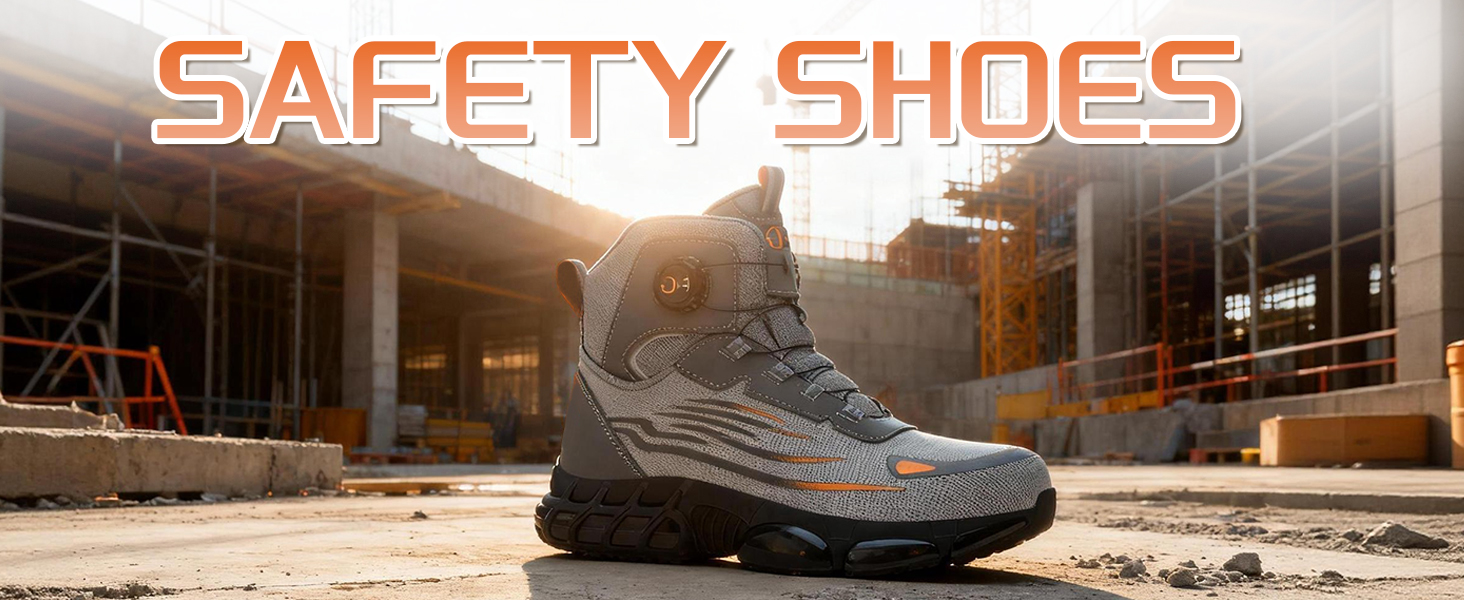 Amazon.com: Mellowmiles Steel Toe Work Shoes for Men, ASTM F2413