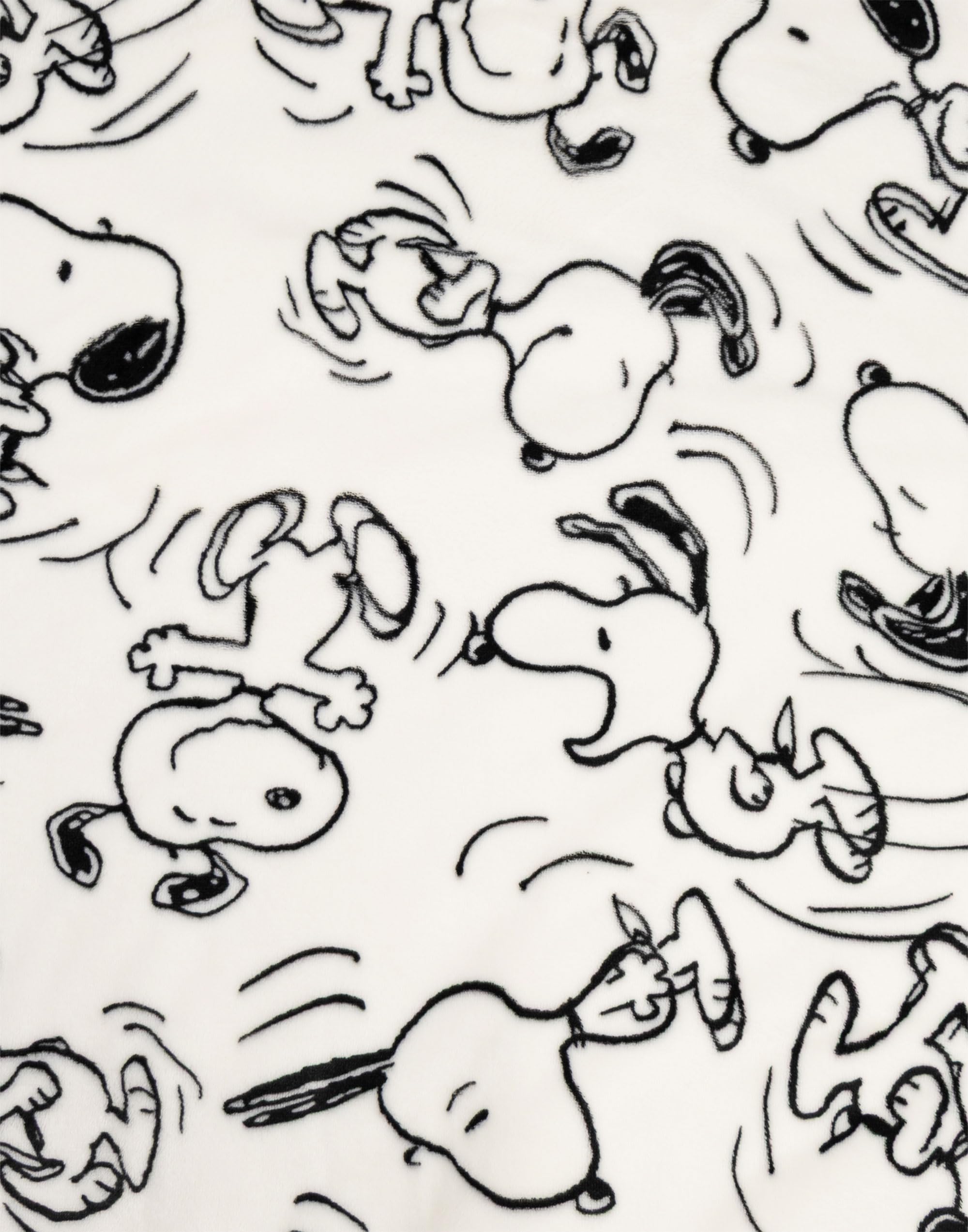 Peanuts Snoopy Damen Kapuzenpullover, kuscheliges Fleece mit 3D-Ohren, langärmelig, Loungewear mit Kapuze für Entspannung, Charakterdruck, bequeme Indoor-Trageware, Merch
