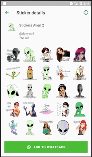 Stickers de Aliens