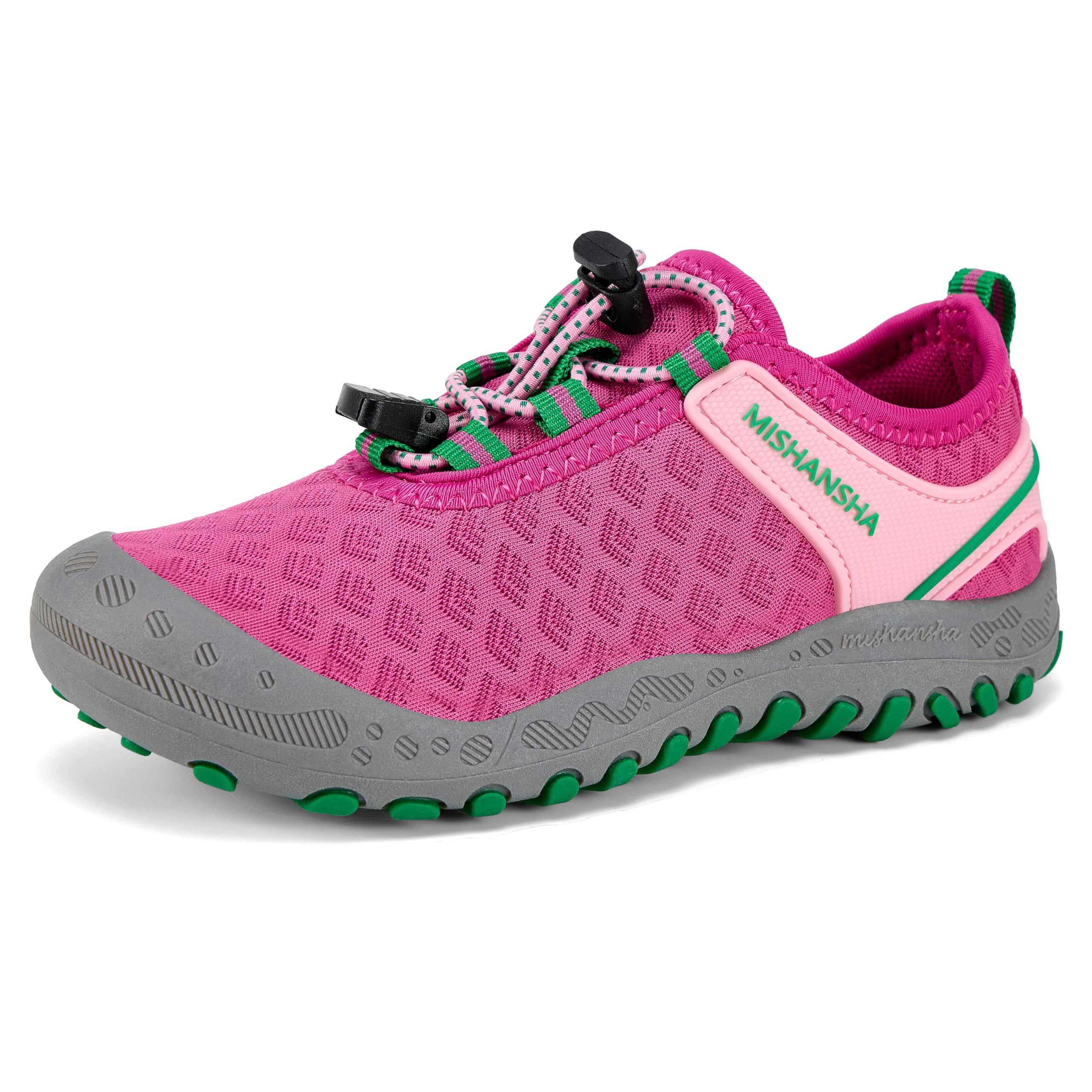 Mishansha Turnschuhe Kinder Sportschuhe rutschfest Trekkingschuhe Atmungsaktive Sneaker für Jungen und Mädchen Gr.24-38 EU