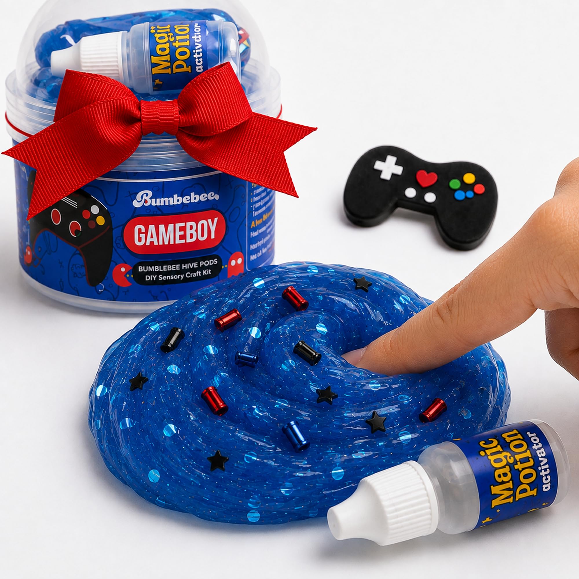 Bumblebee Slime Kit - Gameboy Hivepod for Kids -5