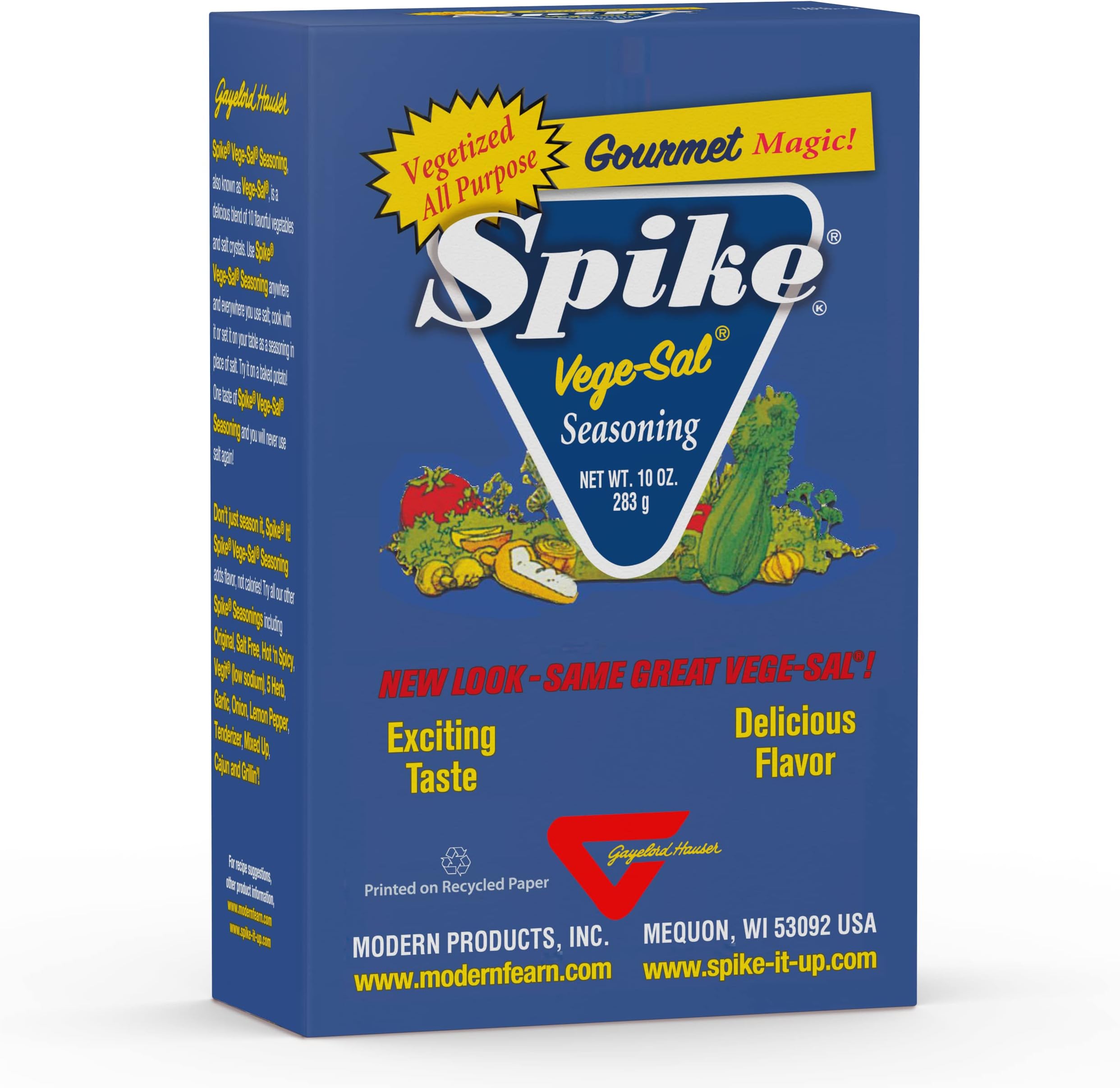 MODERN PRODUCTS, VEGE-SAL BOX 10 OZ