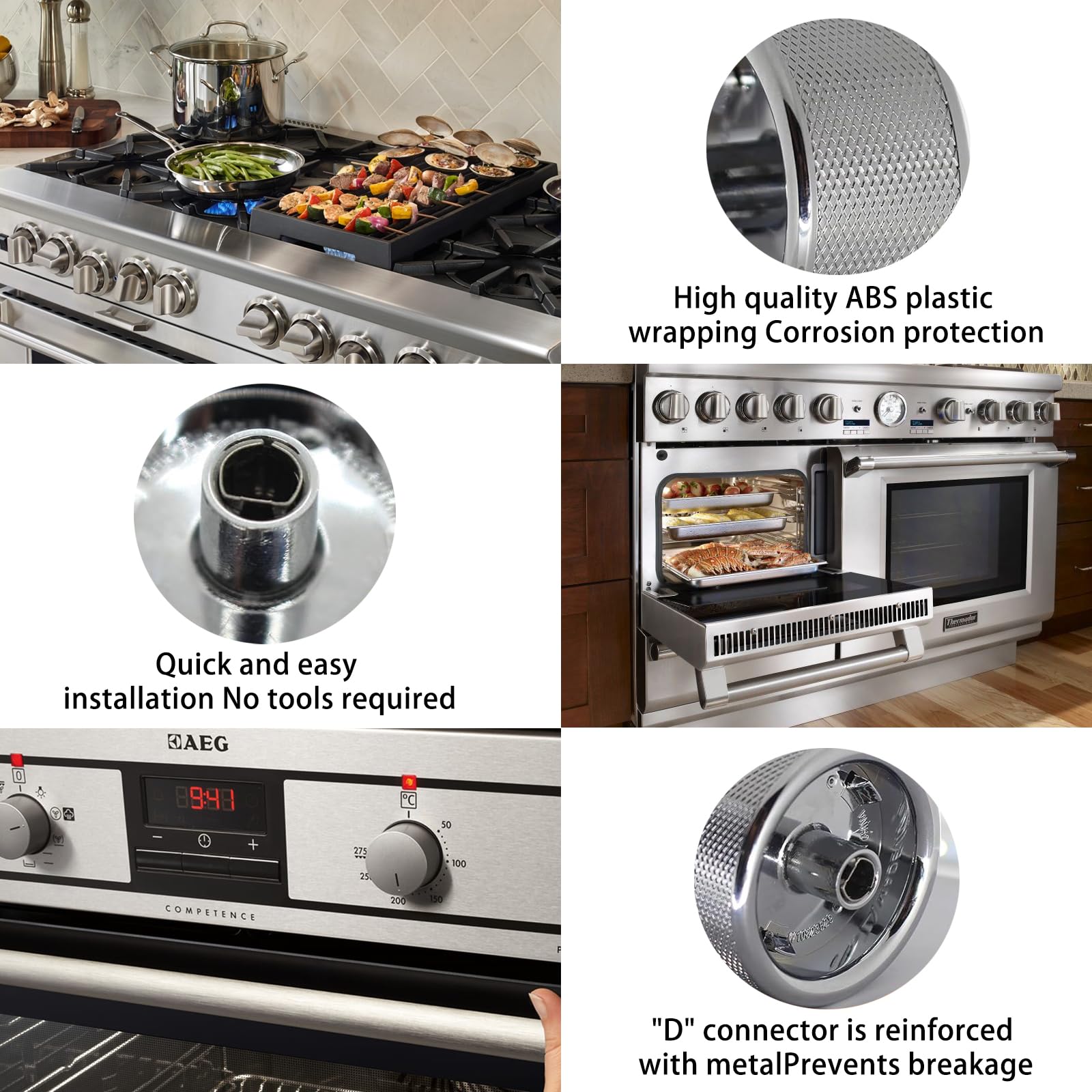Mando de perilla de horno adecuado para W11156487 YKFED500EBS0 YKFED500EBS3 KFED500EWH05 KFED500EBS05 YKFED500EBS5