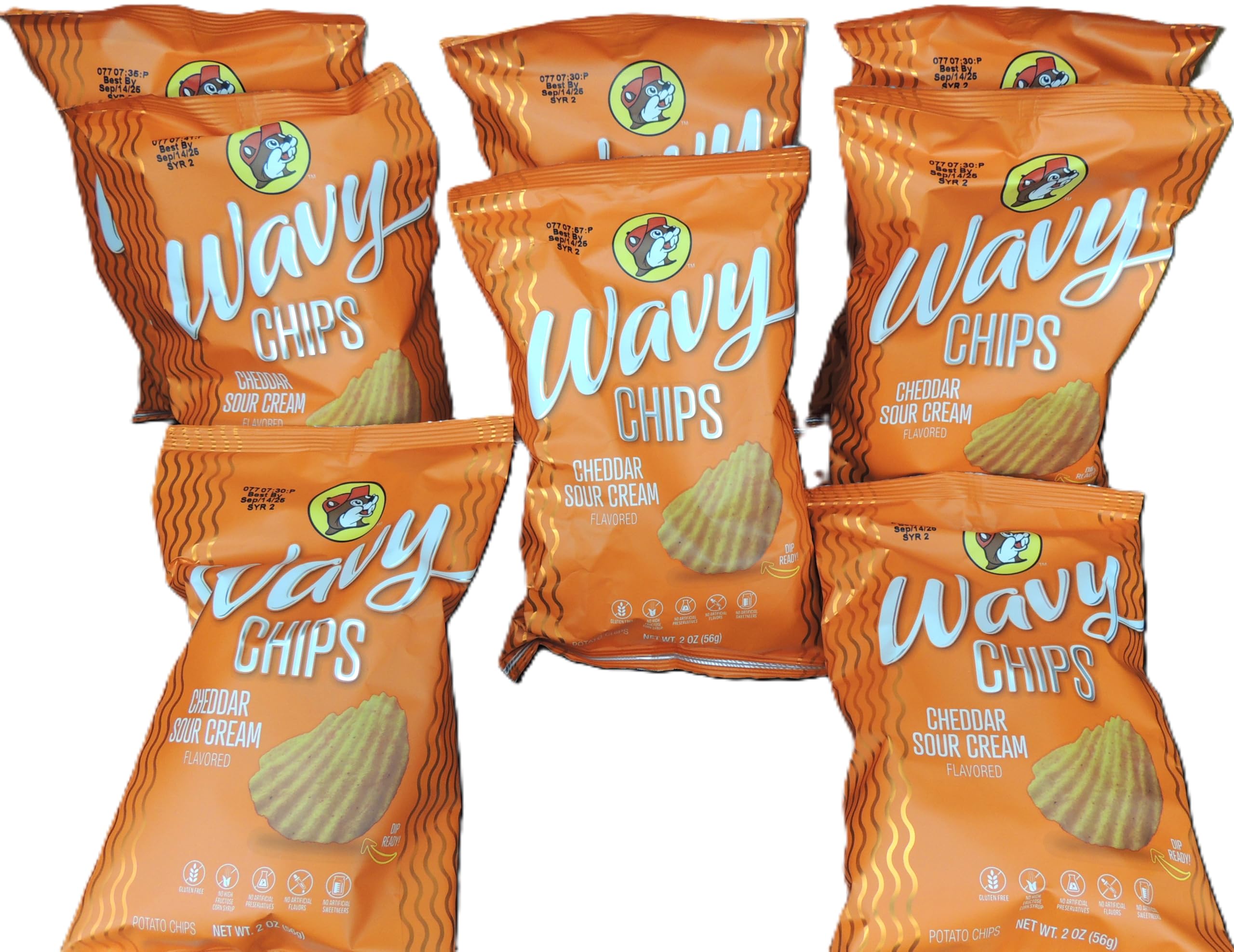 Amazon.com: Buc-ee's Offical Wavy Potato Chips 8 Total Collection
