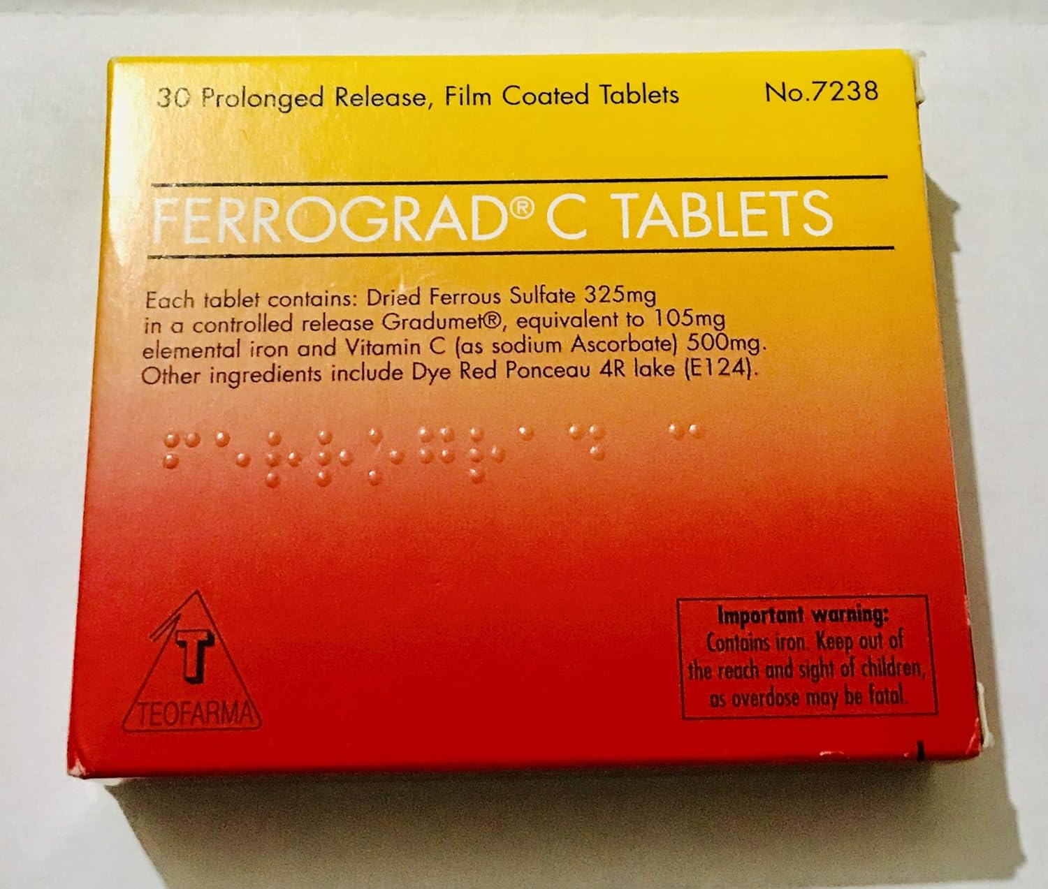 Ferrograd C Iron & Vitamin C Tablets 30 Health & Household