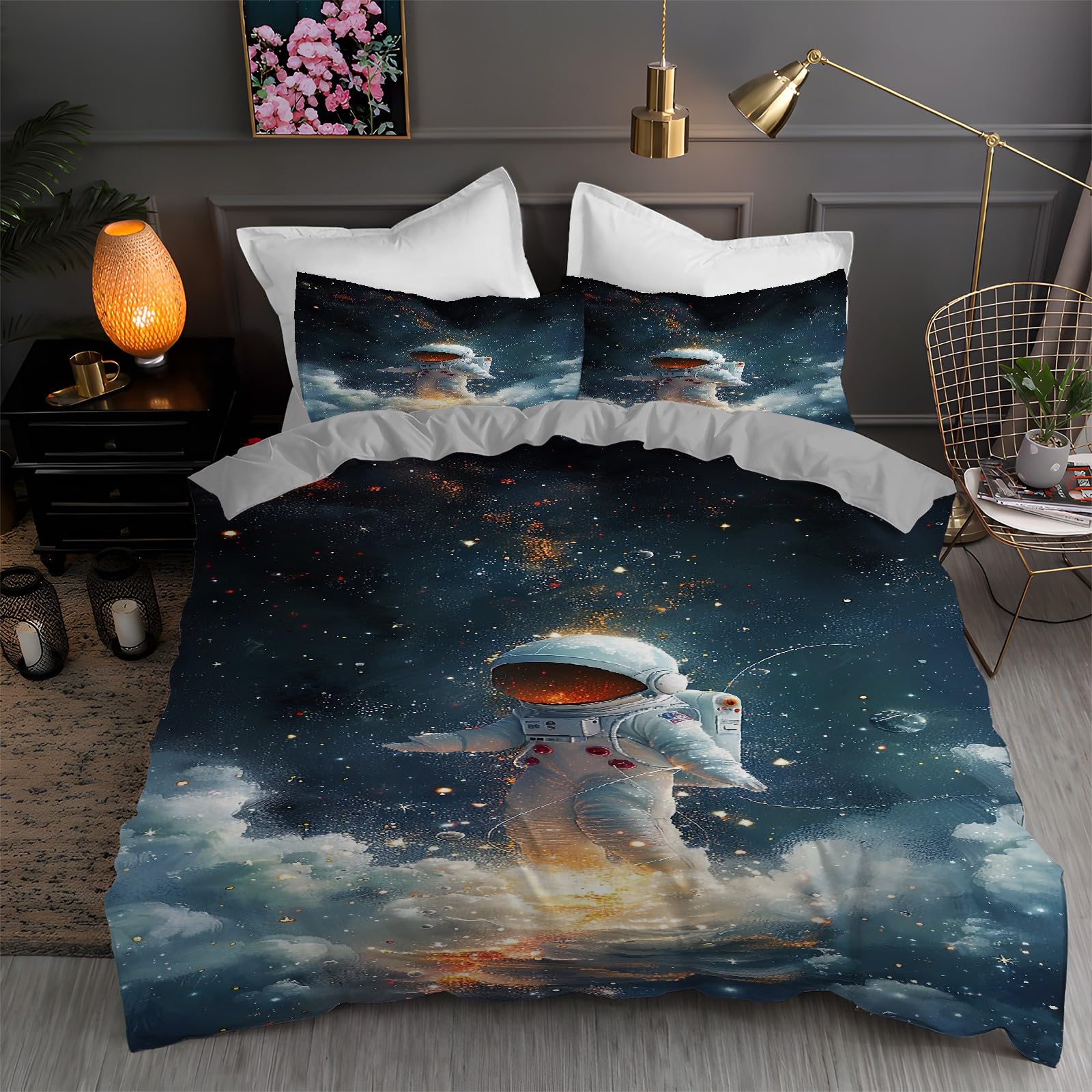 Housse de couette 200x200 cm anti-transpiration et super douce pour un sommeil paisible