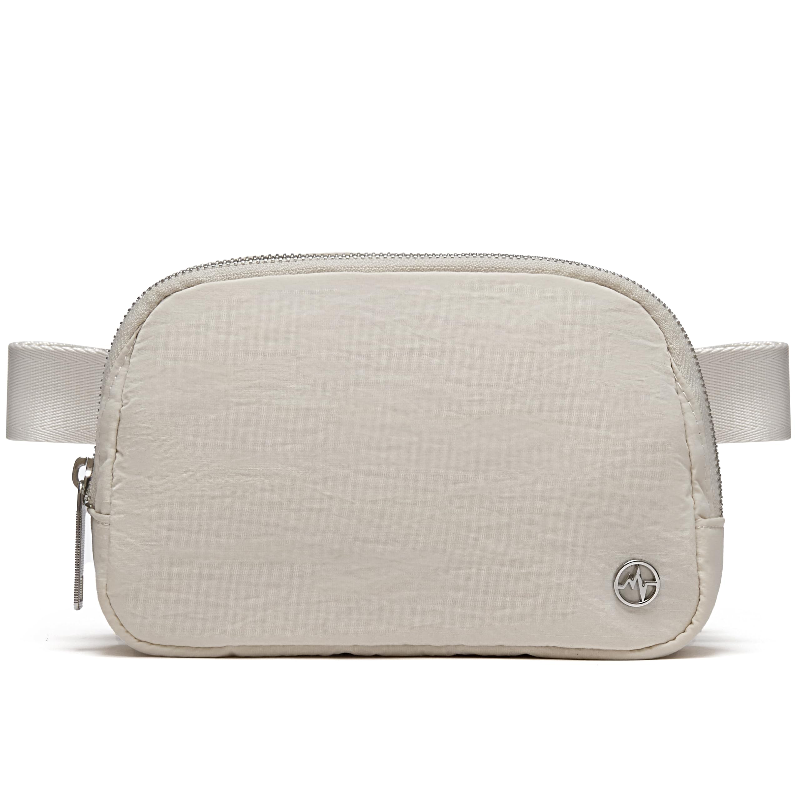 Pander Belt Bag for Women, Fashion Waist Packs, Crossbody Bags with Adjustable Strap (White Opal).