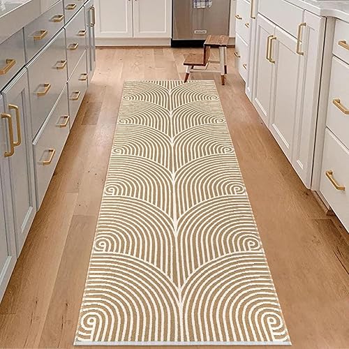 Miniatura 9 de Tiffasea Alfombra lavable de 2 x 6 pies, alfombra de pasillo de cocina, alfombra de lavandería, alfombra de área de algodón tejida para entrada,