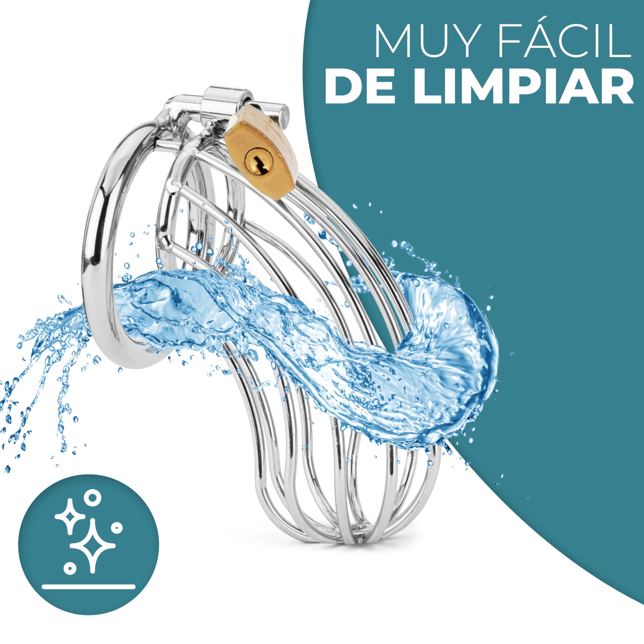 Chastity Cage Hombre, Jaula Castidad Hombre Castigo, Cock Cage Metal | Jaula de Castidad para Pene, Chastity Belt Male, Bondage Cinturon, BDSM, Men Sex Toy, Juegos Sexuales, Sextoys