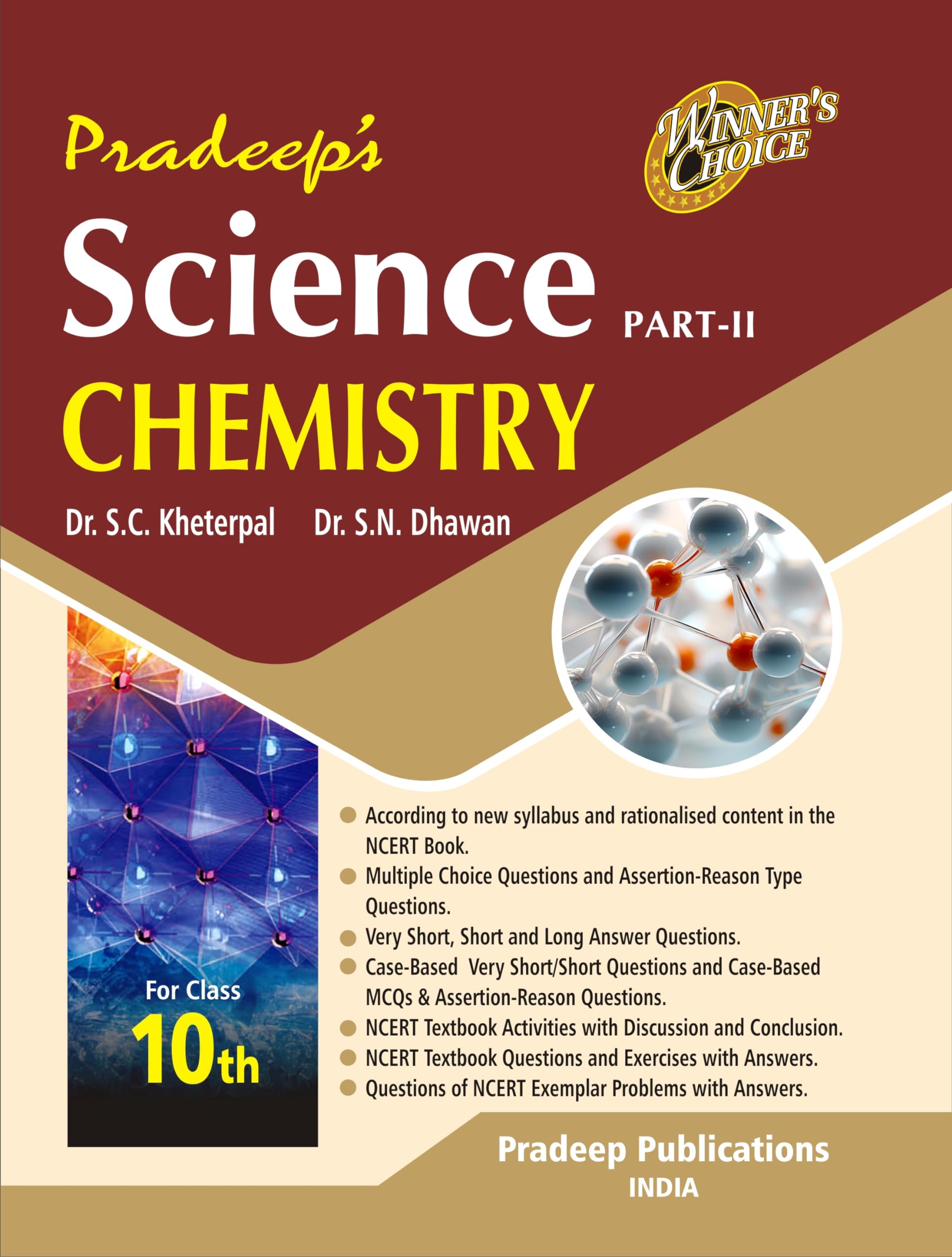 Pradeep's Science Chemistry Part - II for Class 10 - Examination