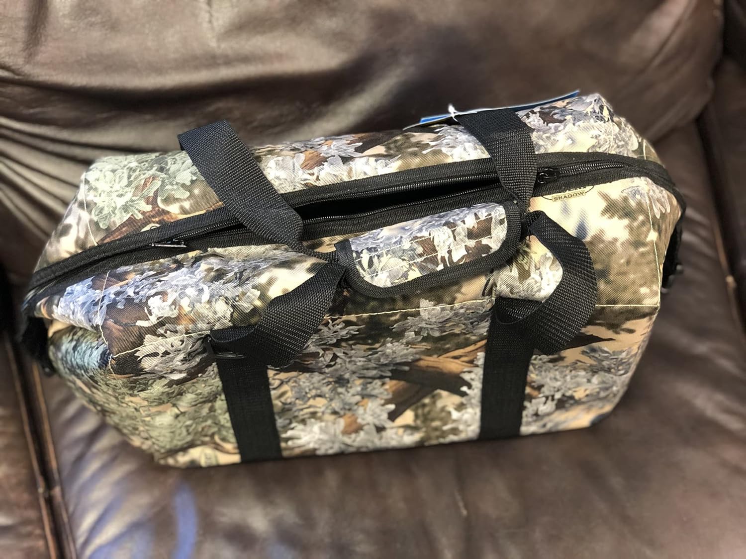 BUC-ees Traveling Cooler Bag - Leak Proof Cooler for Camping, Picnic, BBQ, Hiking, Beach - Deep Freeze for 24 Cans, Lunch Box for All Your Friends & Family