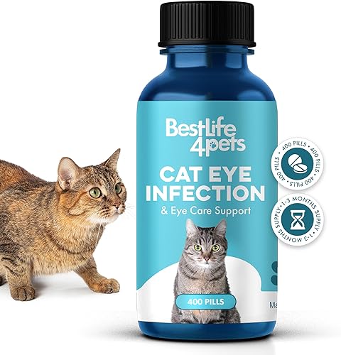 Miniatura 1 de Cuidado de los ojos y soporte de visión para gatos  El tratamiento holístico de infección de ojos de gatito ayuda con la conjuntividad, hinchazón,