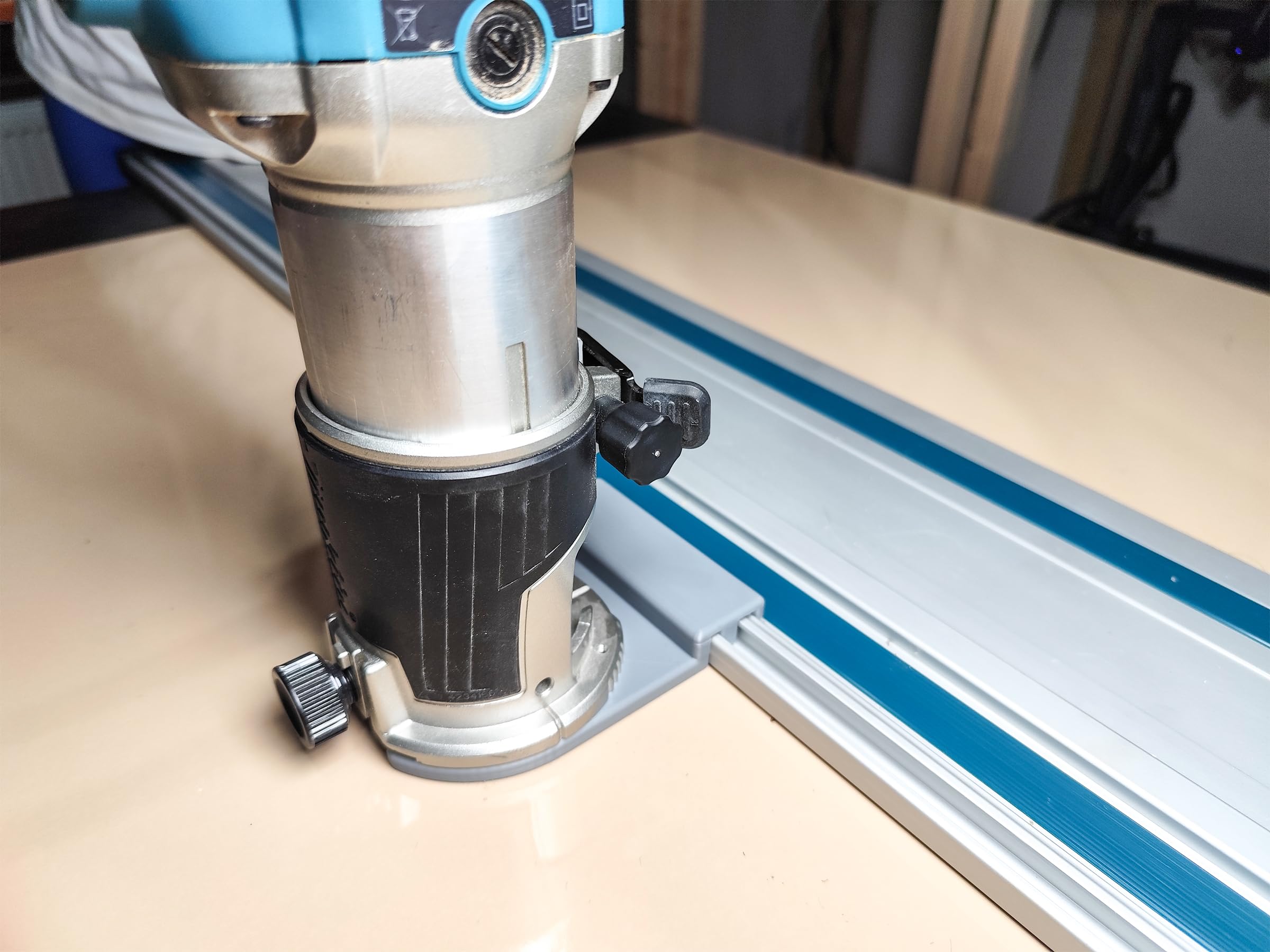 Decoralin Guide Rail Adapter Compatible with Makita DRT50, RT0700C, RT0702C, RT0700 - Router Attachment for Makita Guide Rails - Image 4