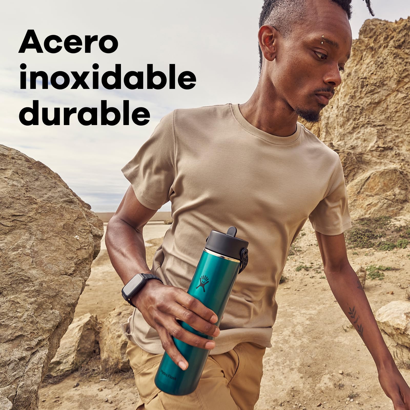 Hydro Flask – Lightweight Wide Flex Straw Cap Bottle 946 ml (32oz)