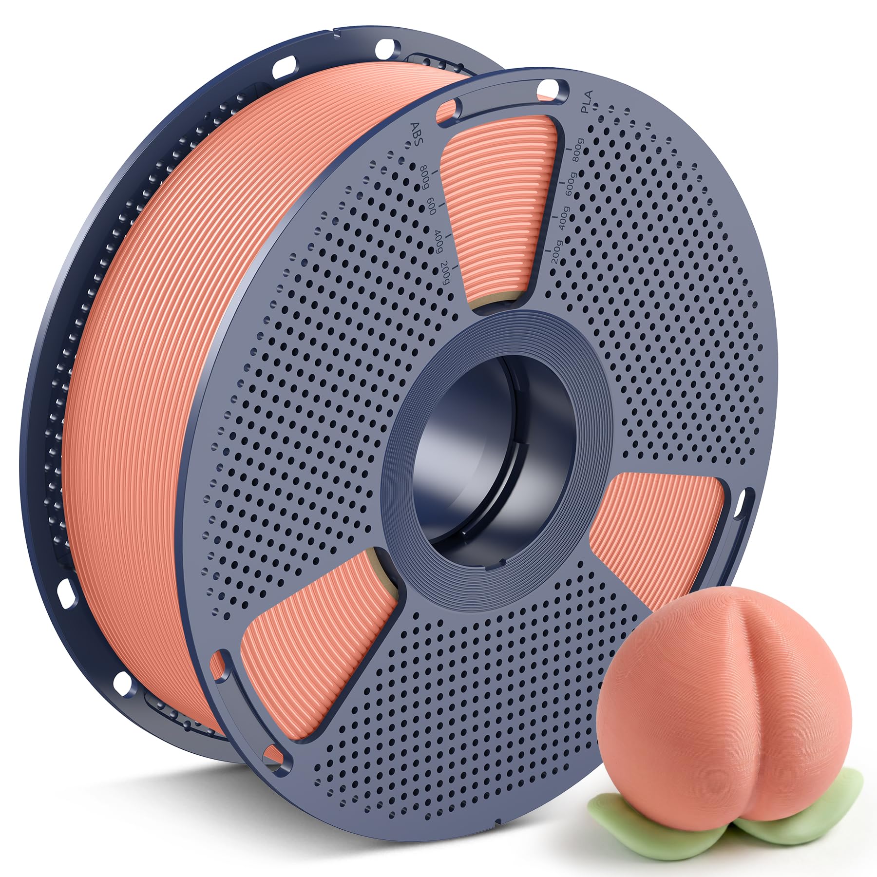 SUNLU PLA 3D Printer Filament, Peach Pink, 1KG