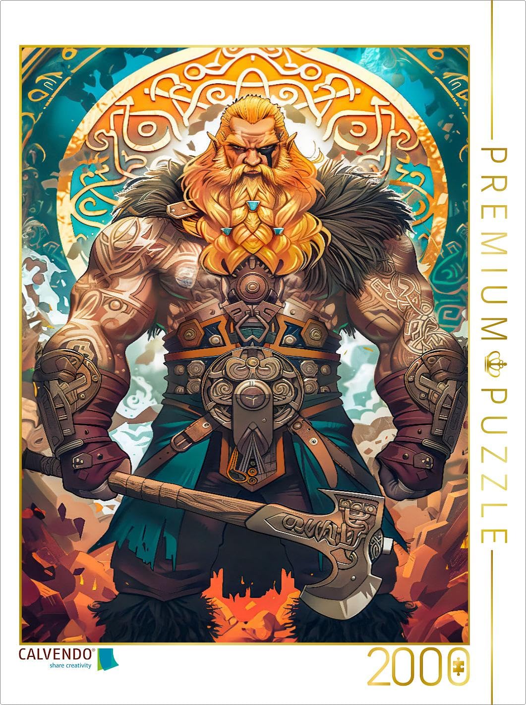 Puzzle · Viking à la Hache tonitruante. La légende s'éveille