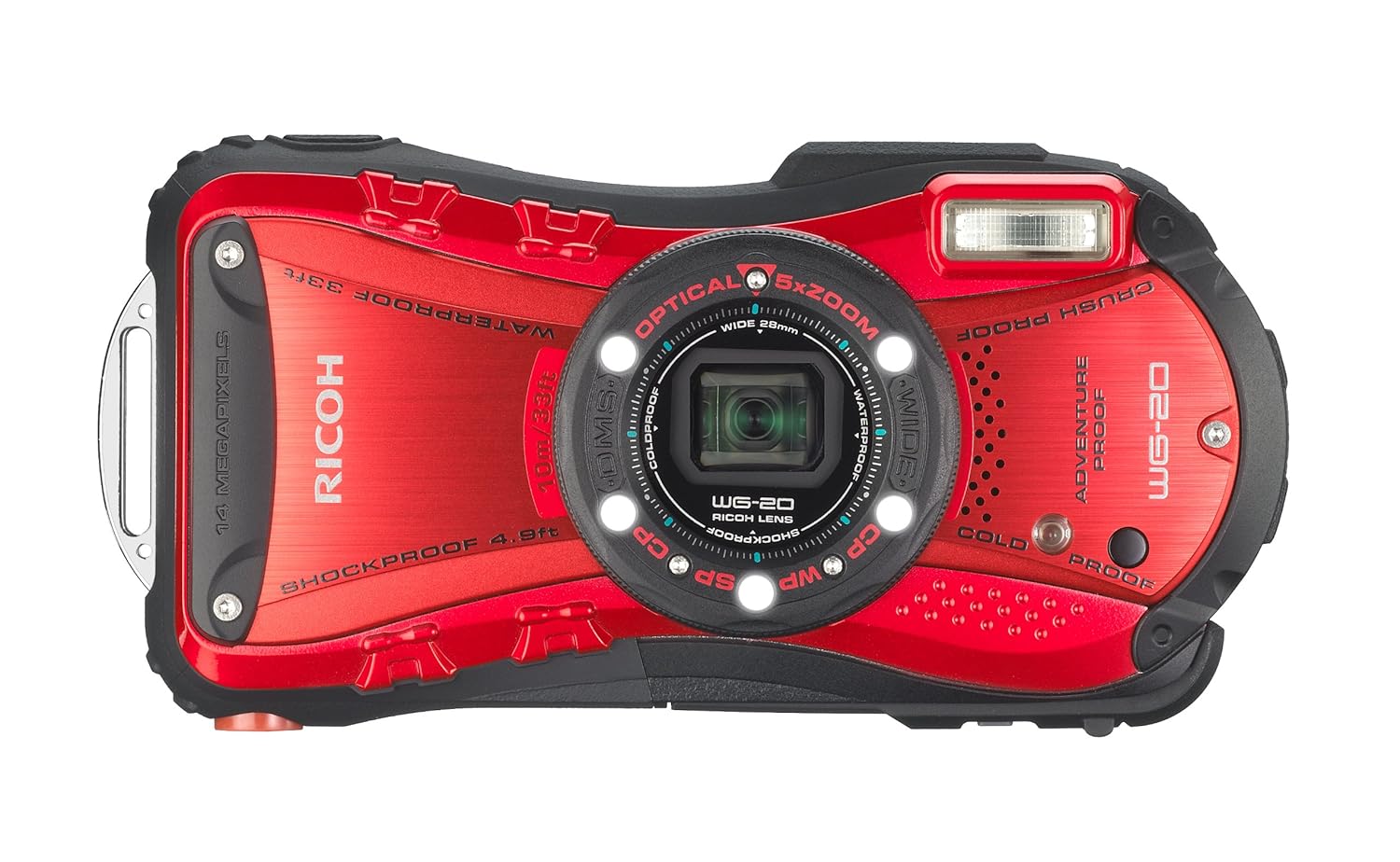 Buy Ricoh Pentax WG20 14MP Waterproof Point and Shoot Camera with 5X