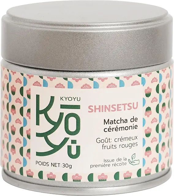 KitKat Matcha Tea KYOYU SHINSETSU - 100% Japanese Green Tea Powder - Ceremonial Grade 30g