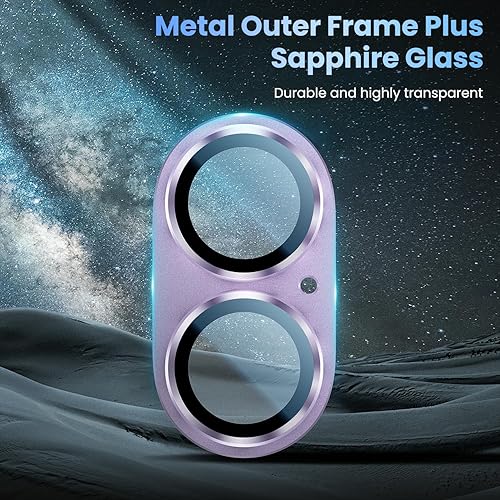 Vista 139 de Uyiton - Protector de lente de cámara de iPhone 13 Pro y 13 Pro Max, fuerte absorción, protección anticaídas, cubierta de cámara trasera, vidrio