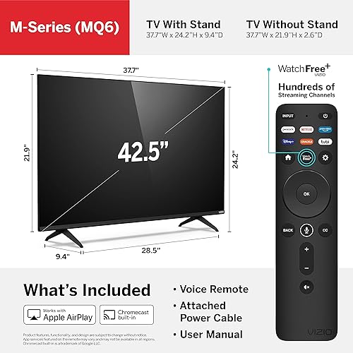 Miniatura 3 de VIZIO Smart TV LED Quantum de 43 pulgadas M-Series 4K UHD con Apple AirPlay y Chromecast integrados, Dolby Vision, HDR10+, HDMI 2.1, velocidad de
