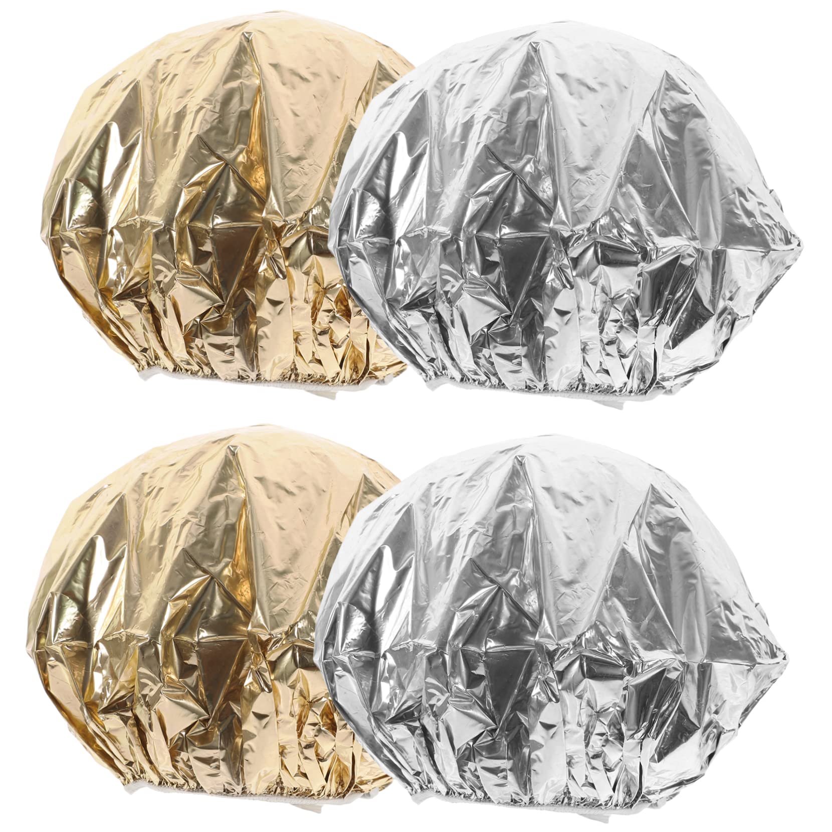 Gogogmee Deep Conditioning Heat Cap Hair Foil Cap for Coloring Reusable Hair Salon Hat Elastic Lightweight