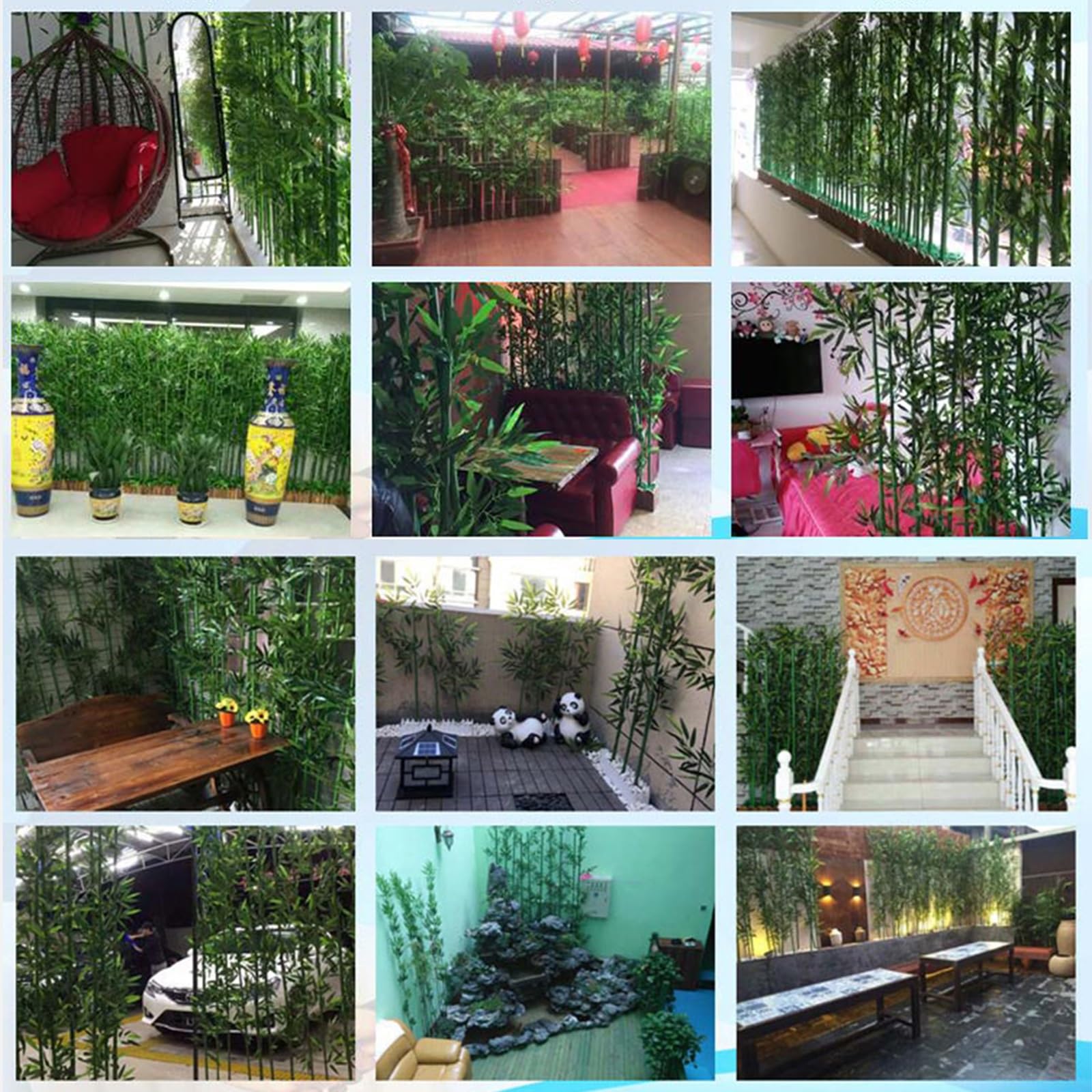 Amazon.com: Faux Potted Indoor Floor Plant Porch Artificial Bamboo