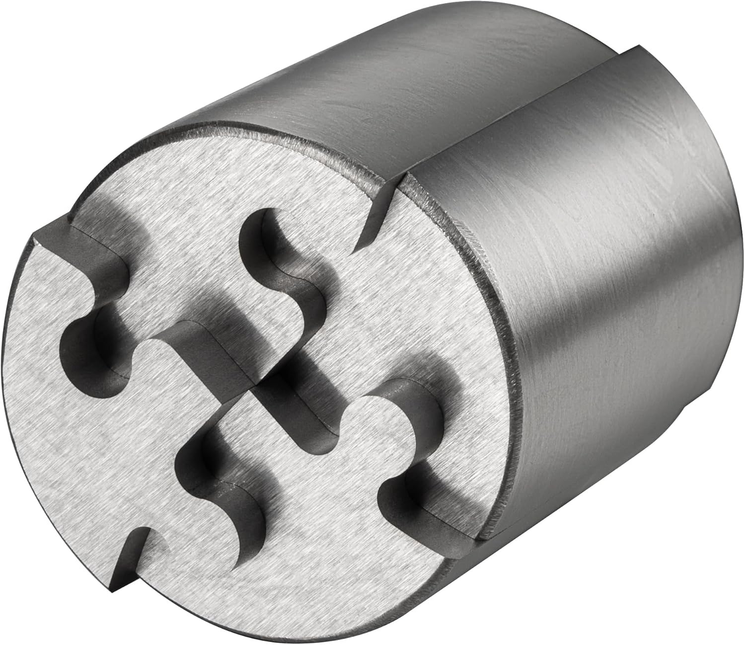 Heavenly Metals 4-Piece Cylinder 3D Puzzle for Adults – Stainless Steel Desk Toy and Fidget, Zero Tolerance Wire EDM Cut Office Gift for Men & Women