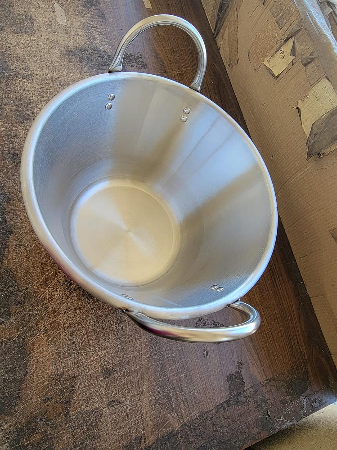 Cazo Grande Para Carnitas Large 17"x11" inch Stainless Steel Heavy Duty Acero Inoxidable Wok comal Fry