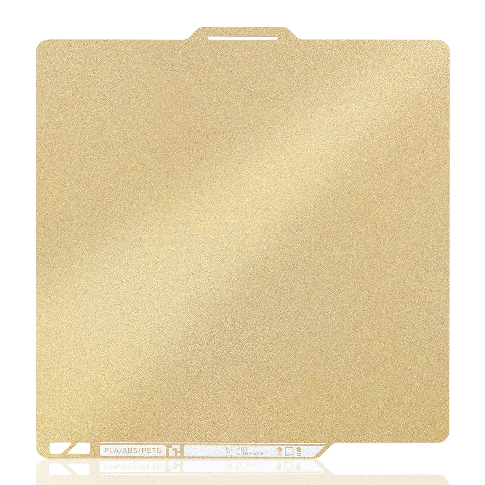 Nssnlur Textured P2S X2D PEI Druckplatte für Bambulab, P2S PEI Build Plate Recognition mit QR Code für Bambu Lab P1S P2S P1P A1 X2D 256x256mm 3D Drucker Plattformen