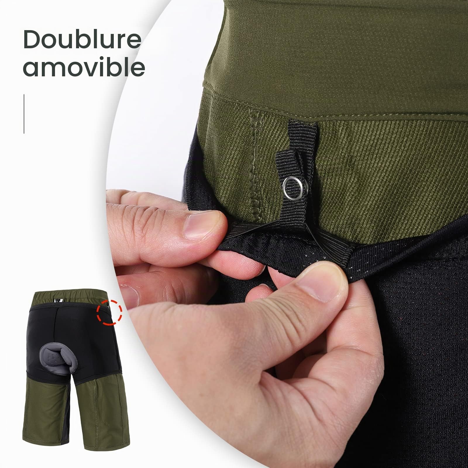 BERGRISAR Cycling Shorts - Shorts - Équitation, Professionnel - Homme