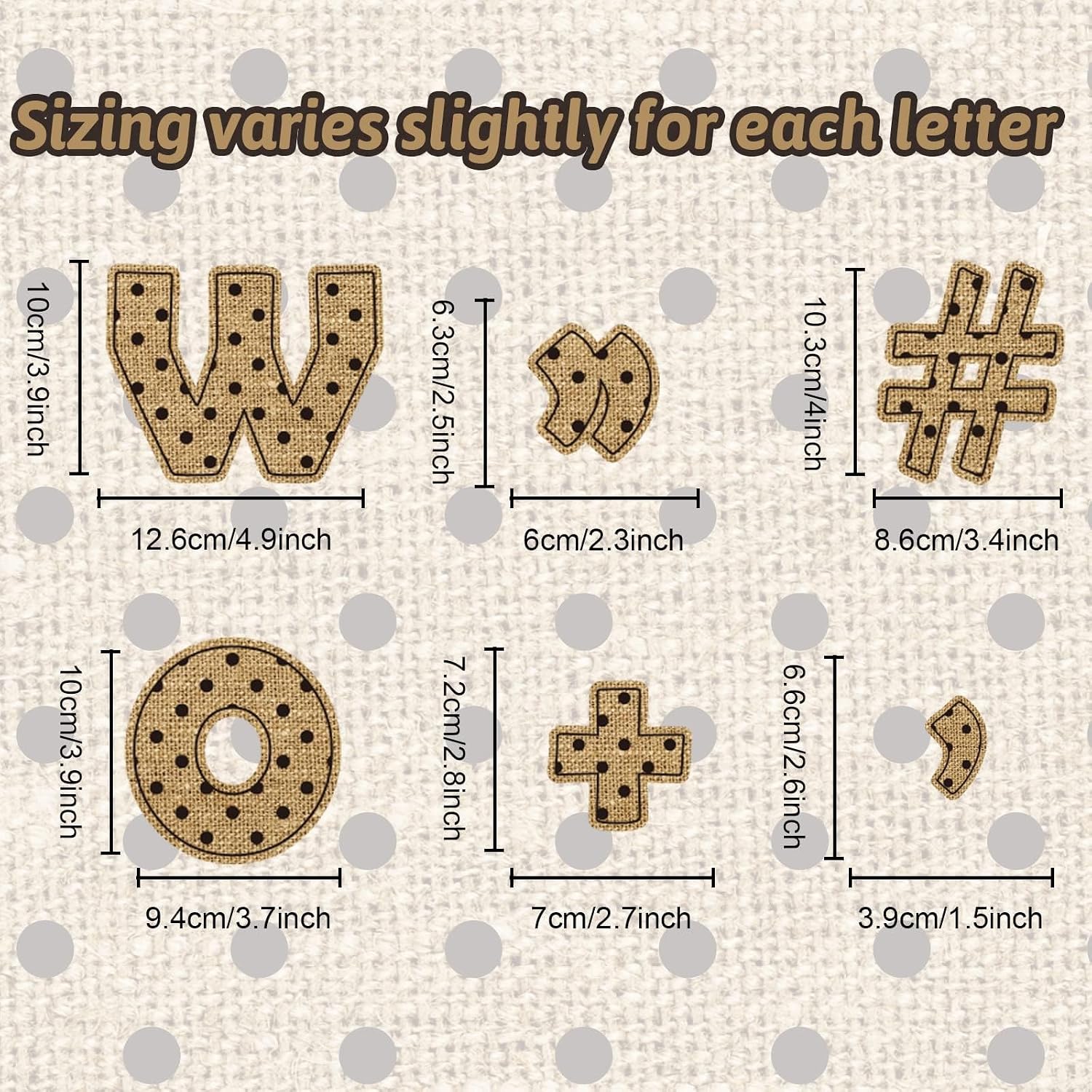 260pcs Letters Combo Pack Set Burlap Decorations Alphabet Letters Numbers Bulletin Board Block Accents Cutouts