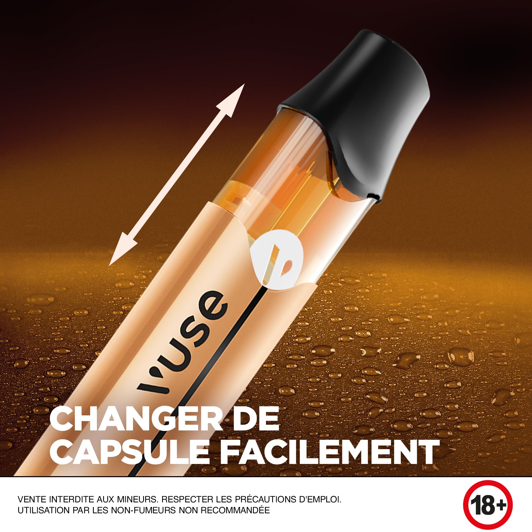 Vuse Capsules Pro, Mangue Tropicale Lot de 2, jusqu' 950 bouffes* par  capsule, compatibles avec les cigarettes lectronique VUSE Pro et ePod 2,  sans nicotine, 1,9 ml d'e-liquide par capsule. : Amazon.fr: