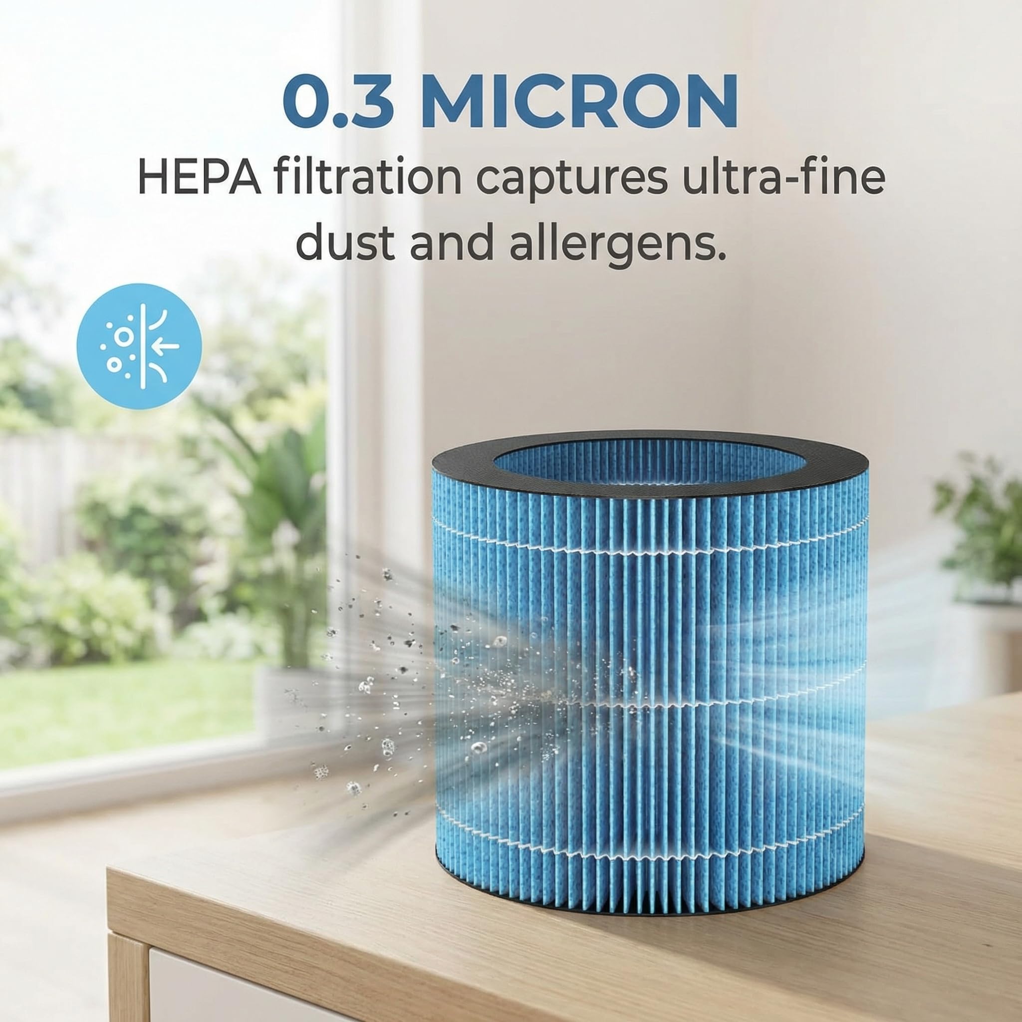 2 Pezzi Filtro di Umidificazione Compatibile con Phili-PS HU3916 HU3918 HU2716 HU2718 Filtro di Ricambio per Umidificatore FY3446/30 FYM220/30 Filtri per Umidificatore e Purificatore d'Aria