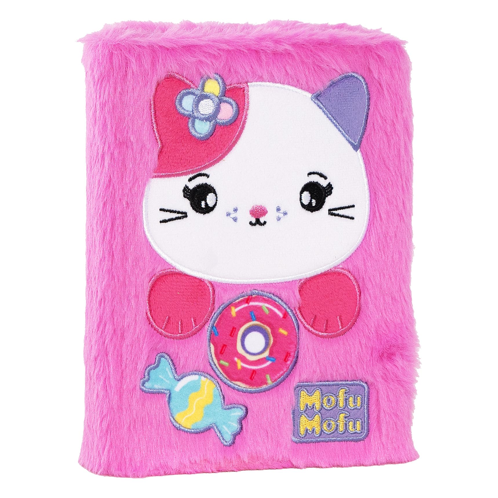 MOFU MOFU - Diario Scuola 2026-2027, Agenda 12 Mesi per Scuola Elementare e Media, Copertina in Plush e Dettagli Ricamati, 352 Pagine Colorate con Attività e Giochi, per Bambini e Bambine, 13x18.5 cm