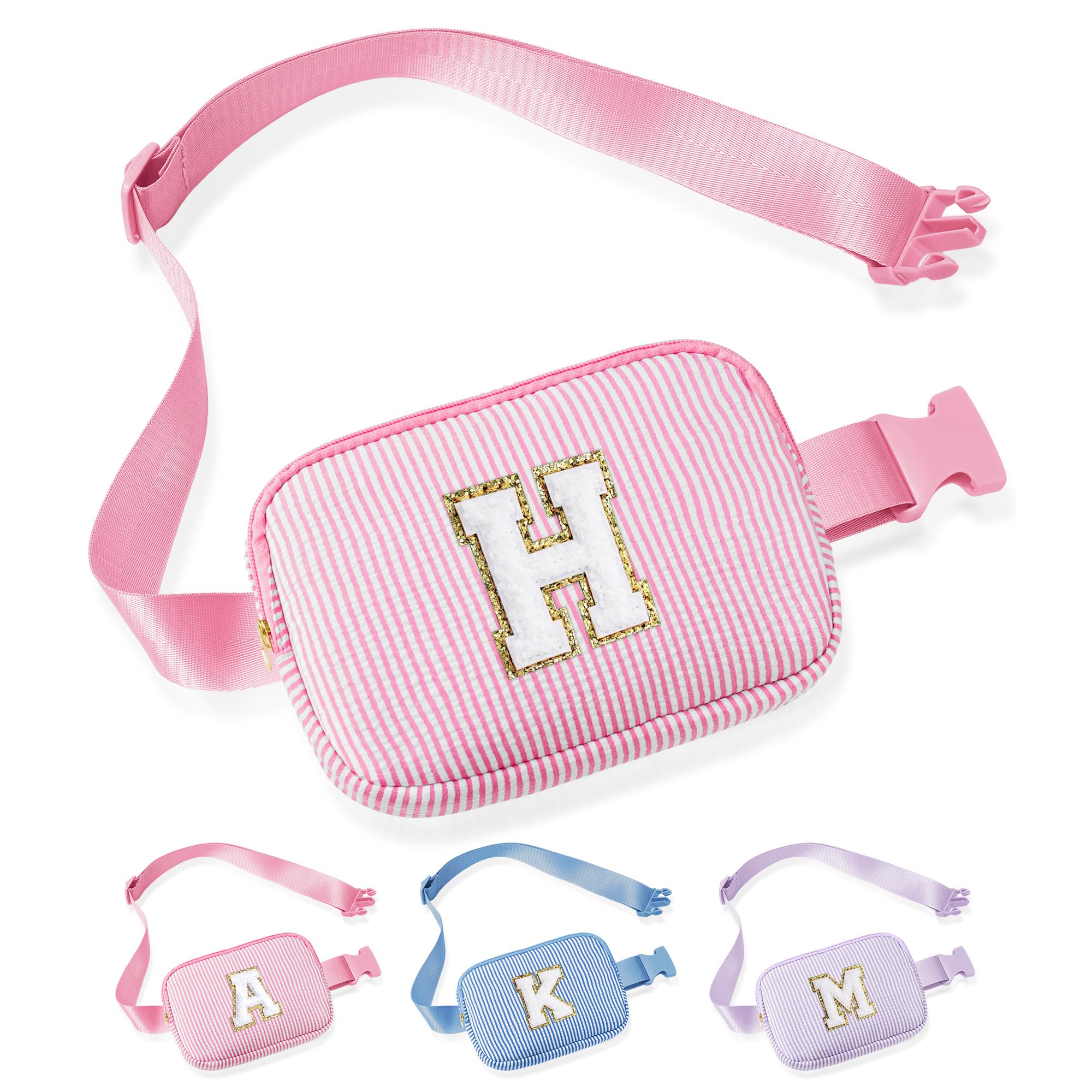 YOOLIFE Initial Crossbody Bag | Fanny Pack Birthday Gifts for Daughter Sister Friends | Gifts for Teen Girls | Personalized Gift for Women | Belt Bag